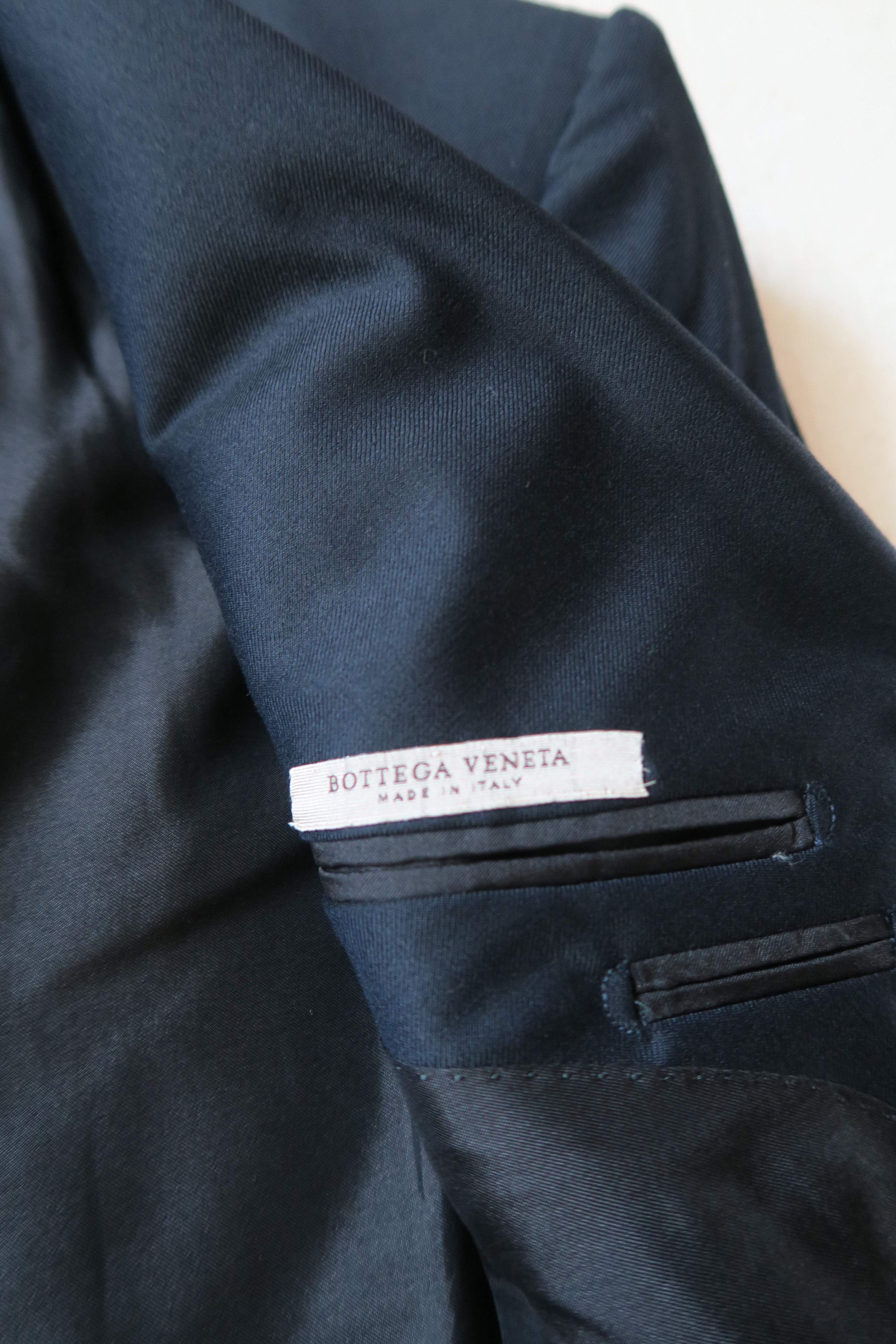Bottega Veneta Bottega Veneta Black Suit Blazer Trousers Size 52R - 7 Thumbnail