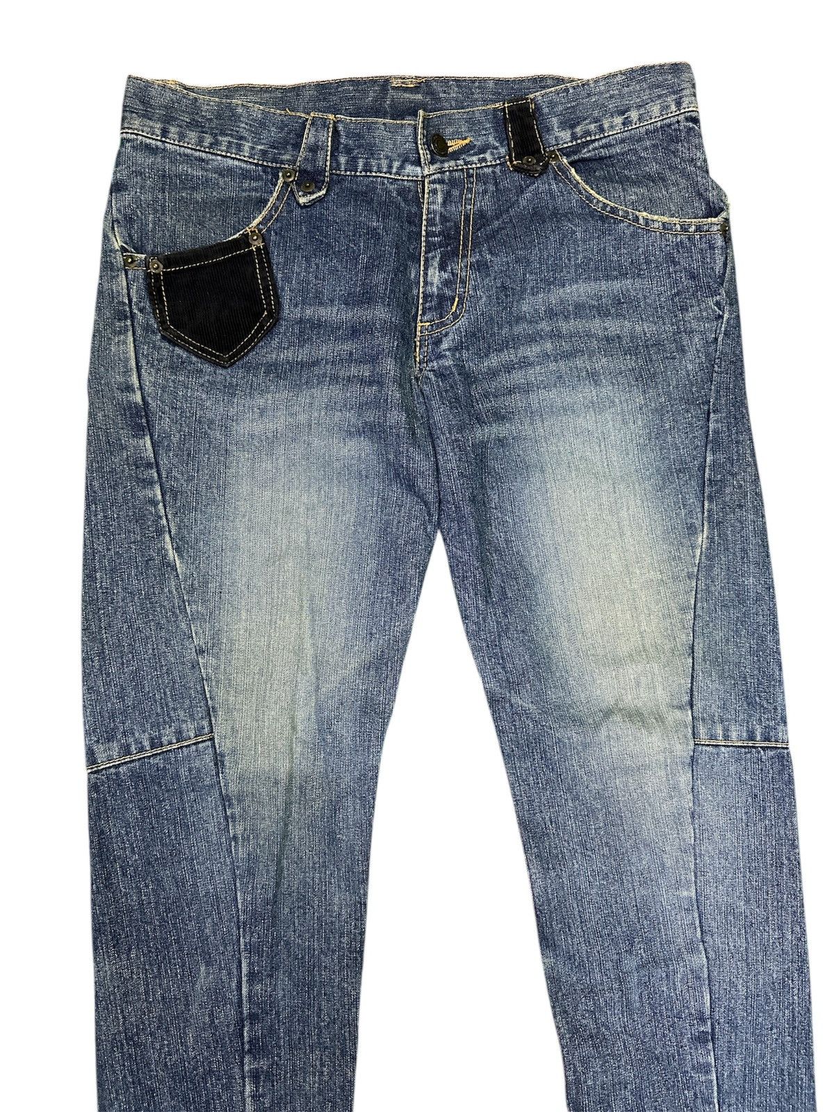 Japanese Brand Twist Legs 💥Vintage Unbrand Twist Leg Flare style Size US 32 / EU 48 - 5 Thumbnail