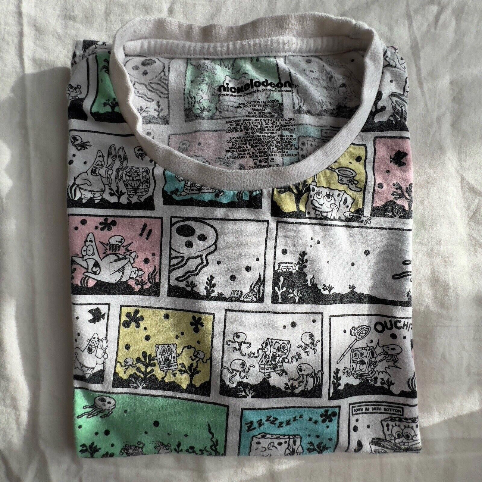 Nickelodeon Spongebob Squarepants AOP Comic Book T-Shirt Men’s L Size US L / EU 52-54 / 3 - 5 Thumbnail