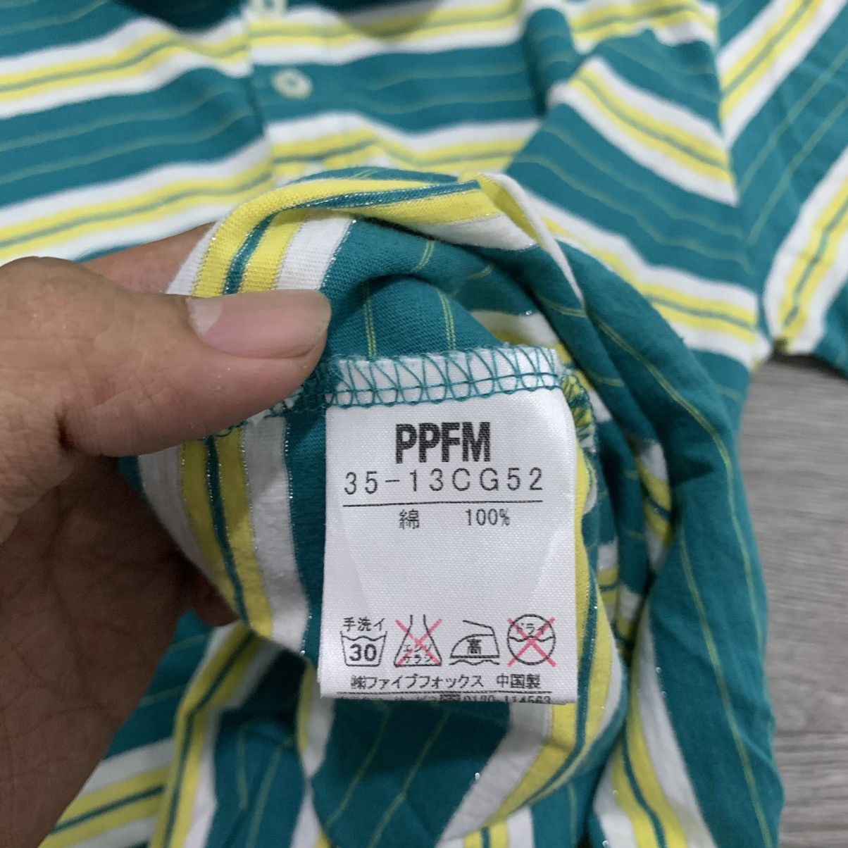 PPFM PPFM Stripe polos Size US M / EU 48-50 / 2 - 9 Thumbnail