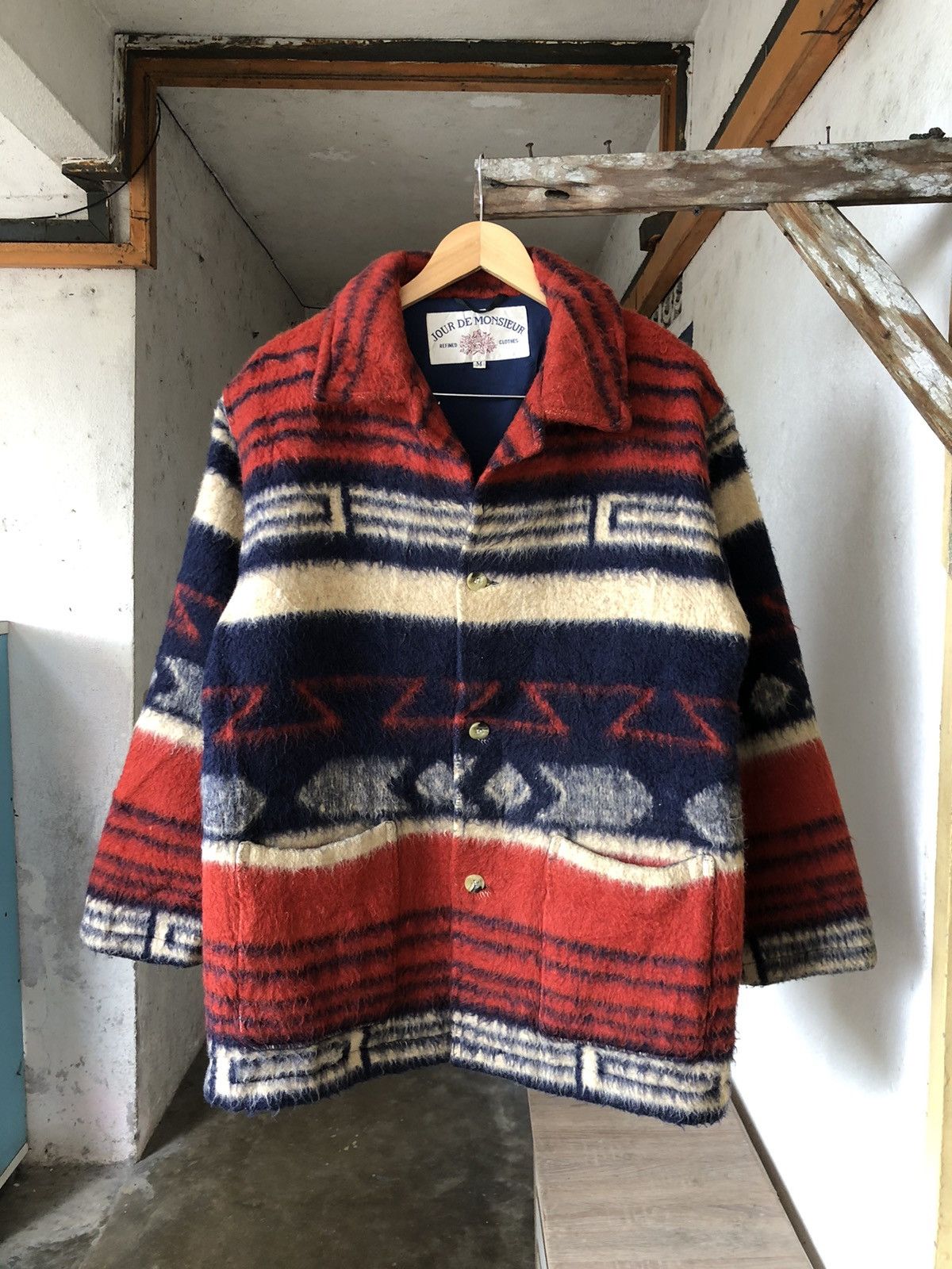 Japanese Brand Nice❗️Jour De Monsieur Native Wool Jacket Size US M / EU 48-50 / 2 - 1 Thumbnail