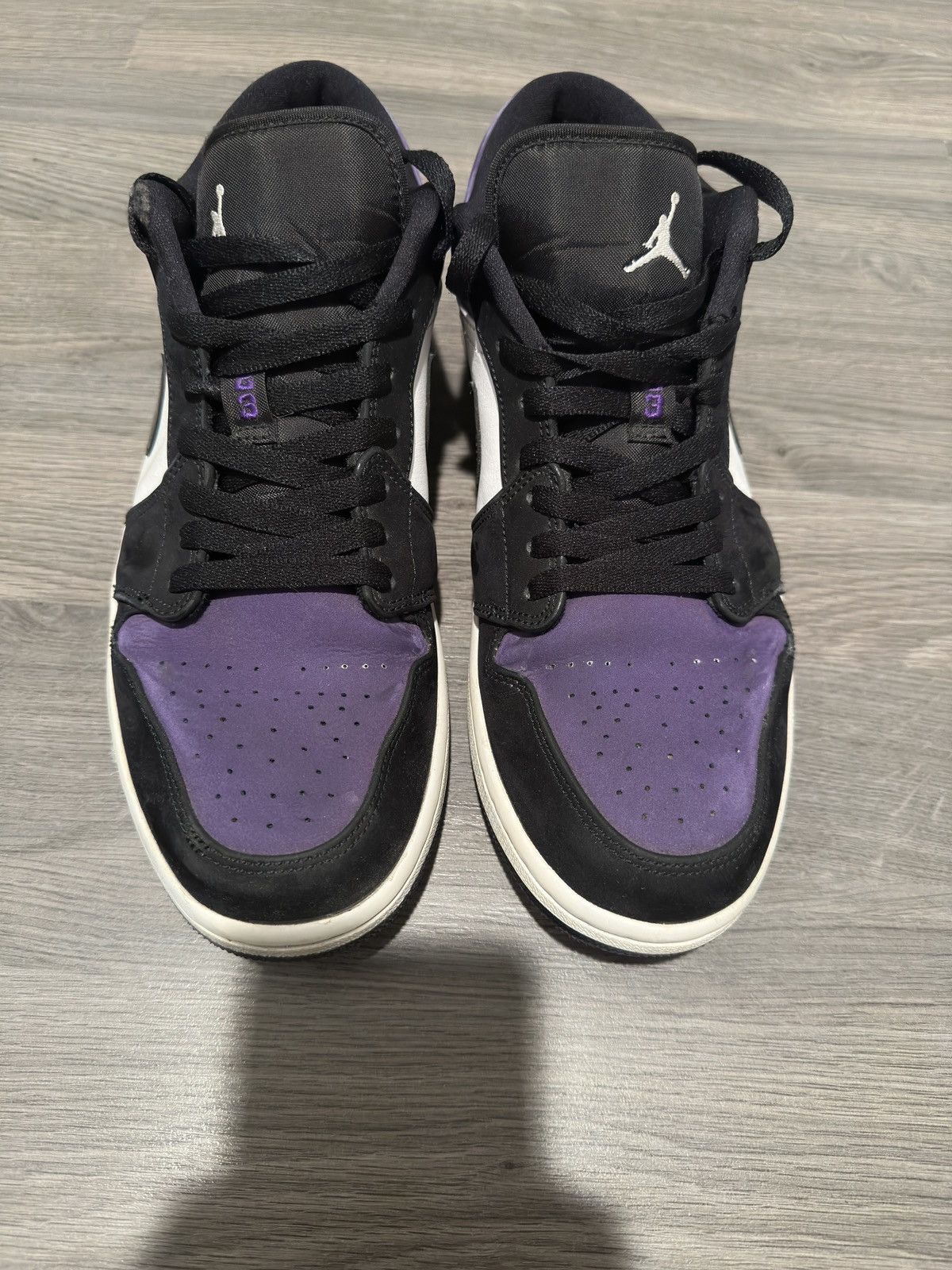 Jordan Brand × Nike Air Jordan 1 Low Court Purple Size US 10 / EU 43 - 6 Thumbnail