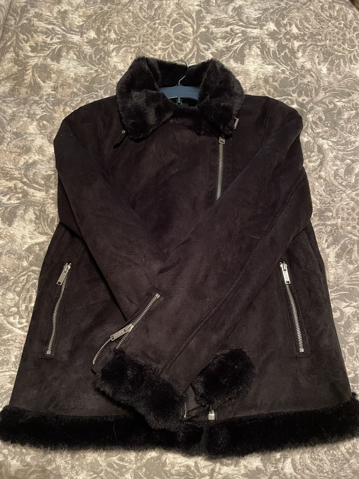 Vintage Suede & Fur faux heavy jacket Size US M / EU 48-50 / 2 - 1 Thumbnail