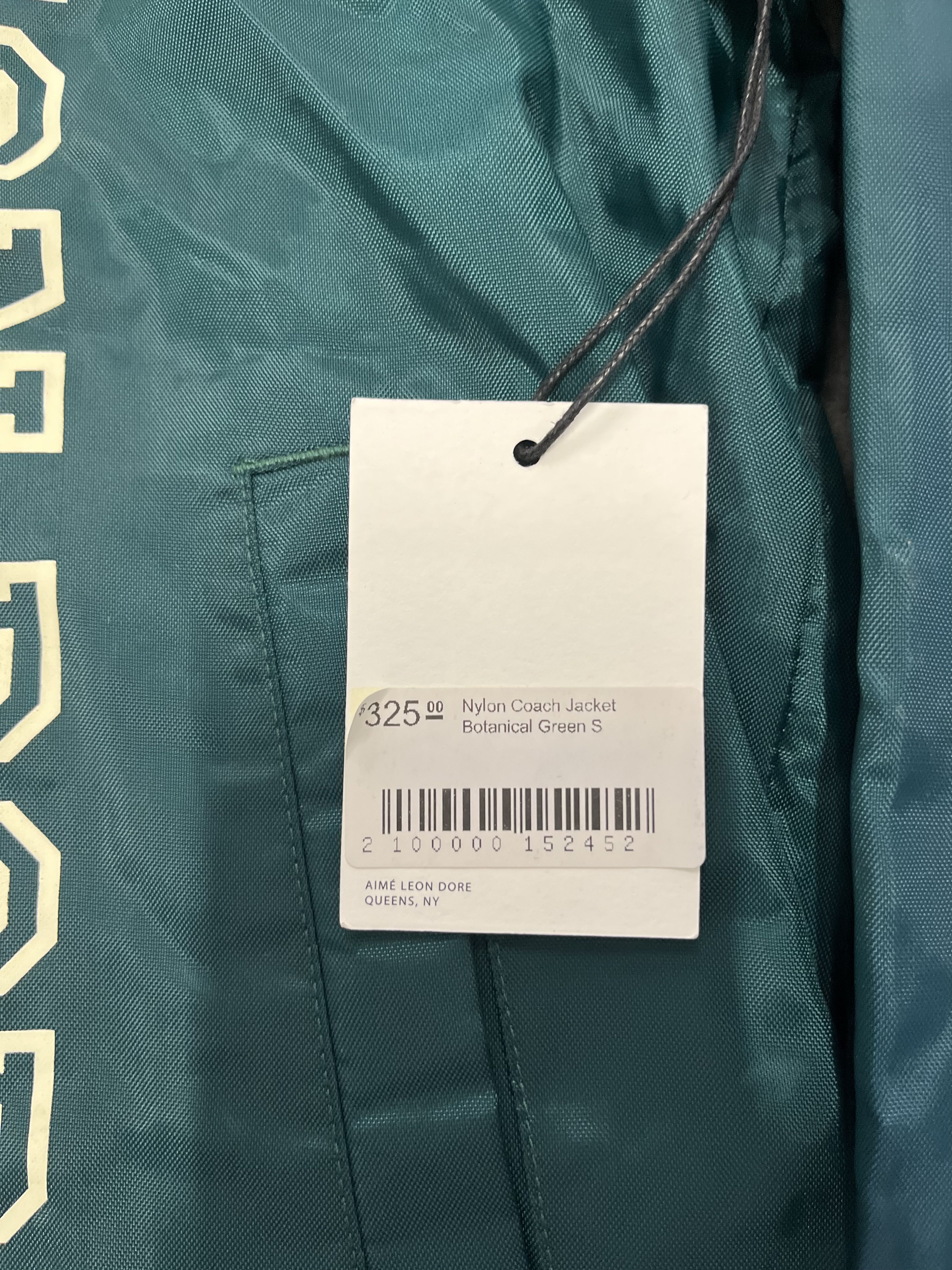 Aime Leon Dore Aime Leon Dore Satin Green jacket S Size US S / EU 44-46 / 1 - 4 Thumbnail