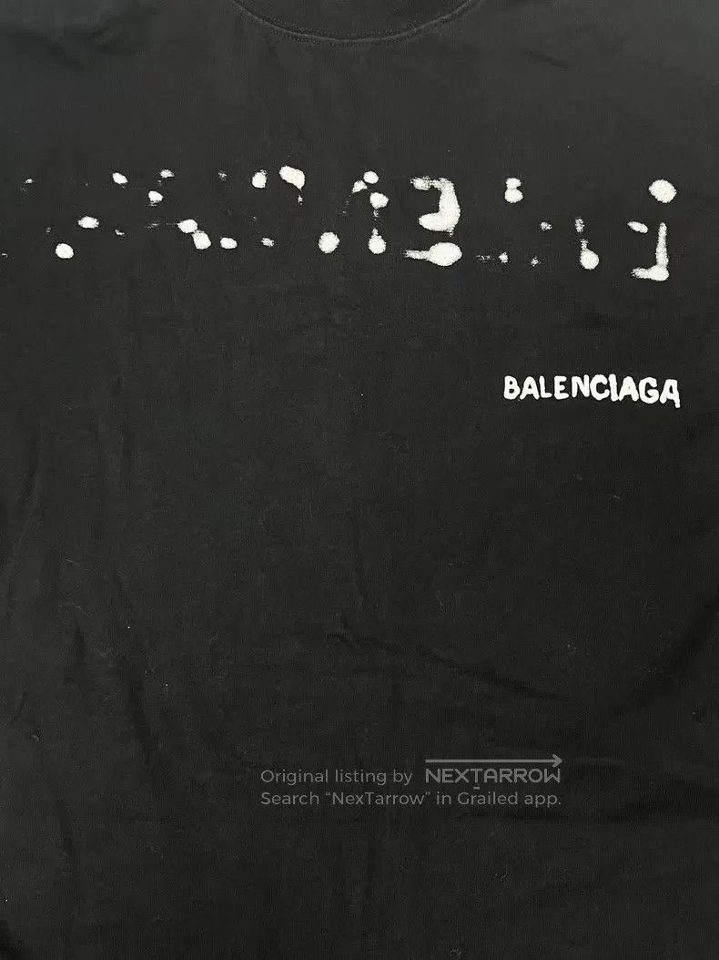 Balenciaga Balenciaga Logo Letter Print Crew Neck Short Sleeve T-Shir Size US M / EU 48-50 / 2 - 3 Thumbnail