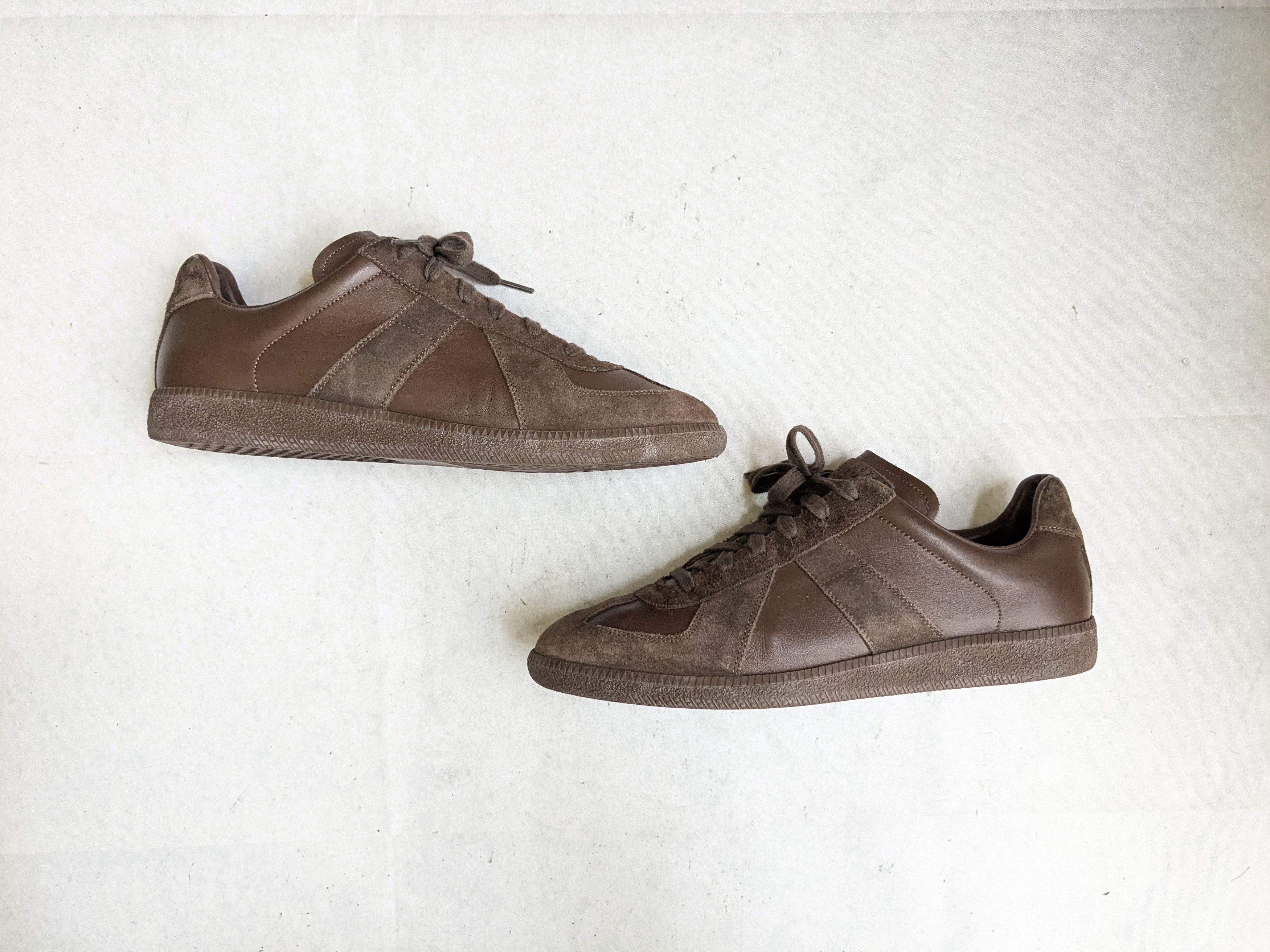 Maison Margiela Replica GAT Brown 11 44 Low Tops