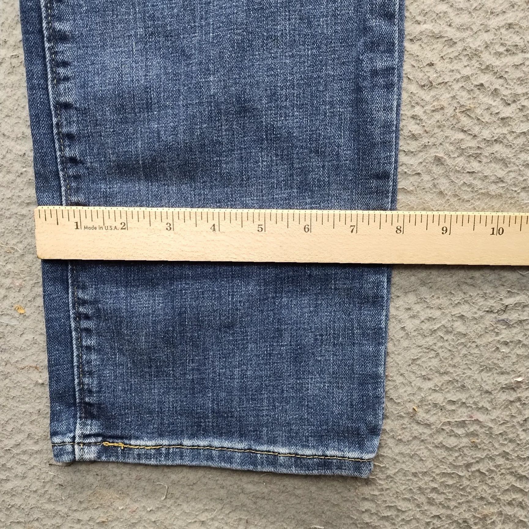 Levi's Levi's 505 Jeans Mens 30 Blue Denim Medium Wash Straight Leg Regular Size US 30 / EU 46 - 6 Thumbnail