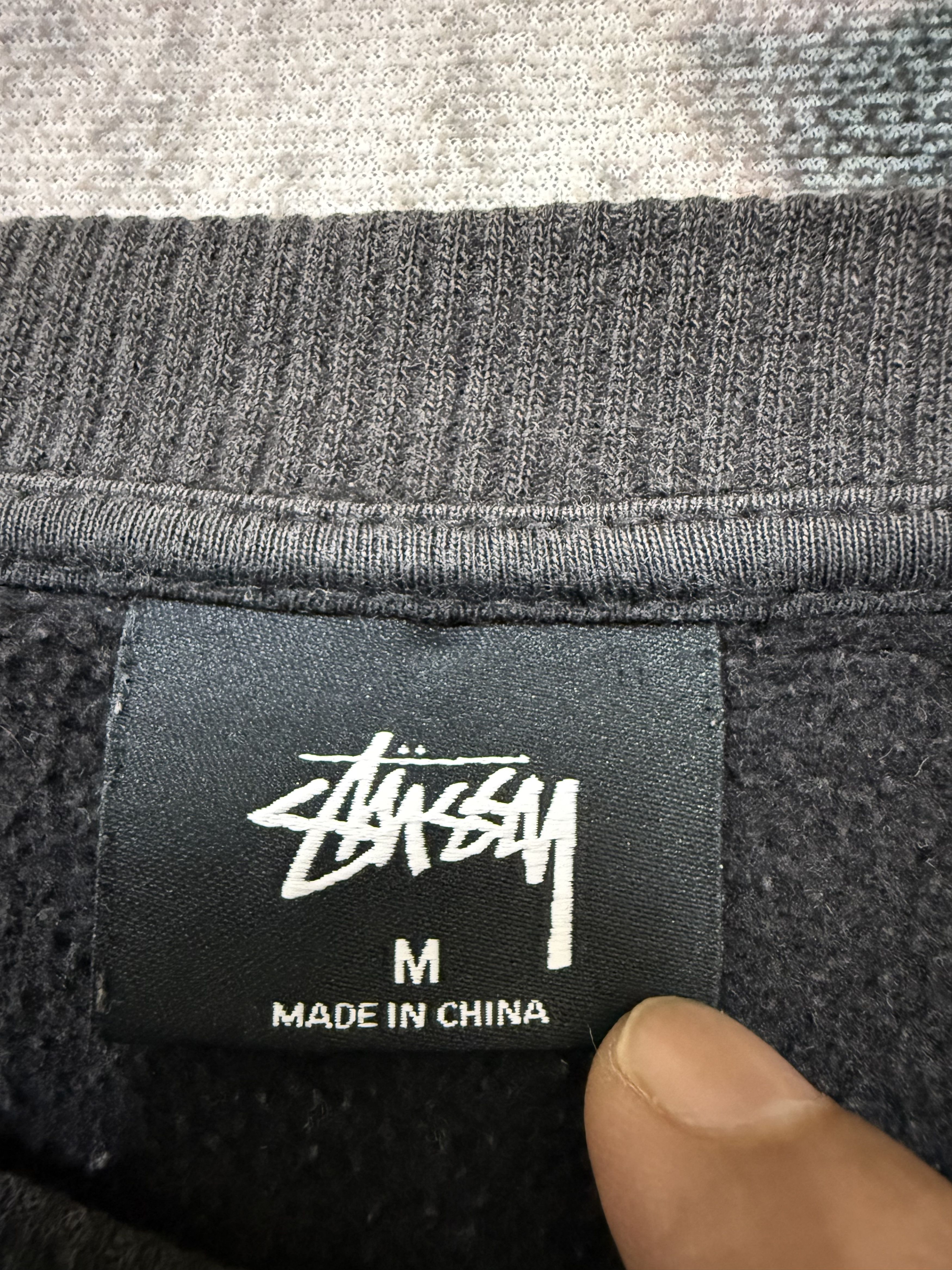 Japanese Brand × Stussy Stussy Embroidered Center Logo Sweatshirt Size US M / EU 48-50 / 2 - 5 Thumbnail