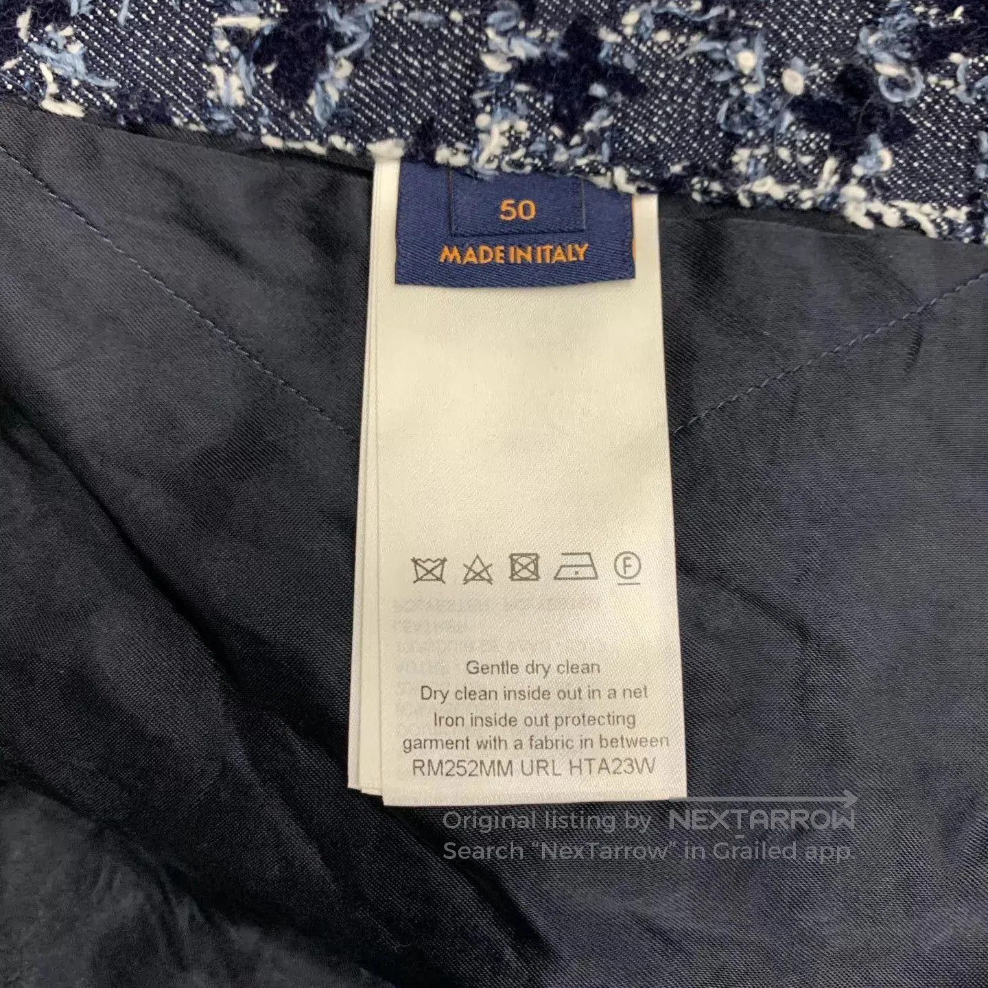 Louis Vuitton Blue Patterned Hooded Sweatshirt. Size US M / EU 48-50 / 2 - 5 Thumbnail