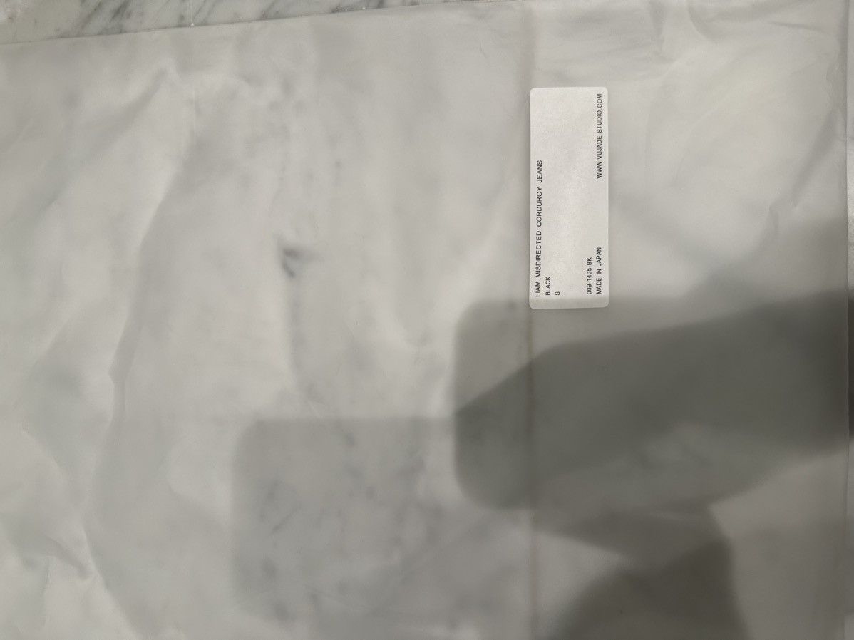 Vuja De Liam Misdirected Corduroy Jeans In Black Size US 31 - 8 Thumbnail
