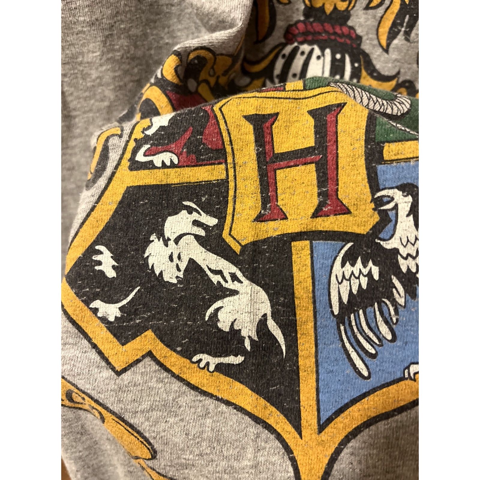 Vintage Harry Potter T-Shirt Adult XL Gray Cotton Blend Crew Neck Short Sleeve Movie Logo Graphic Print Men Size US XL / EU 56 / 4 - 3 Thumbnail