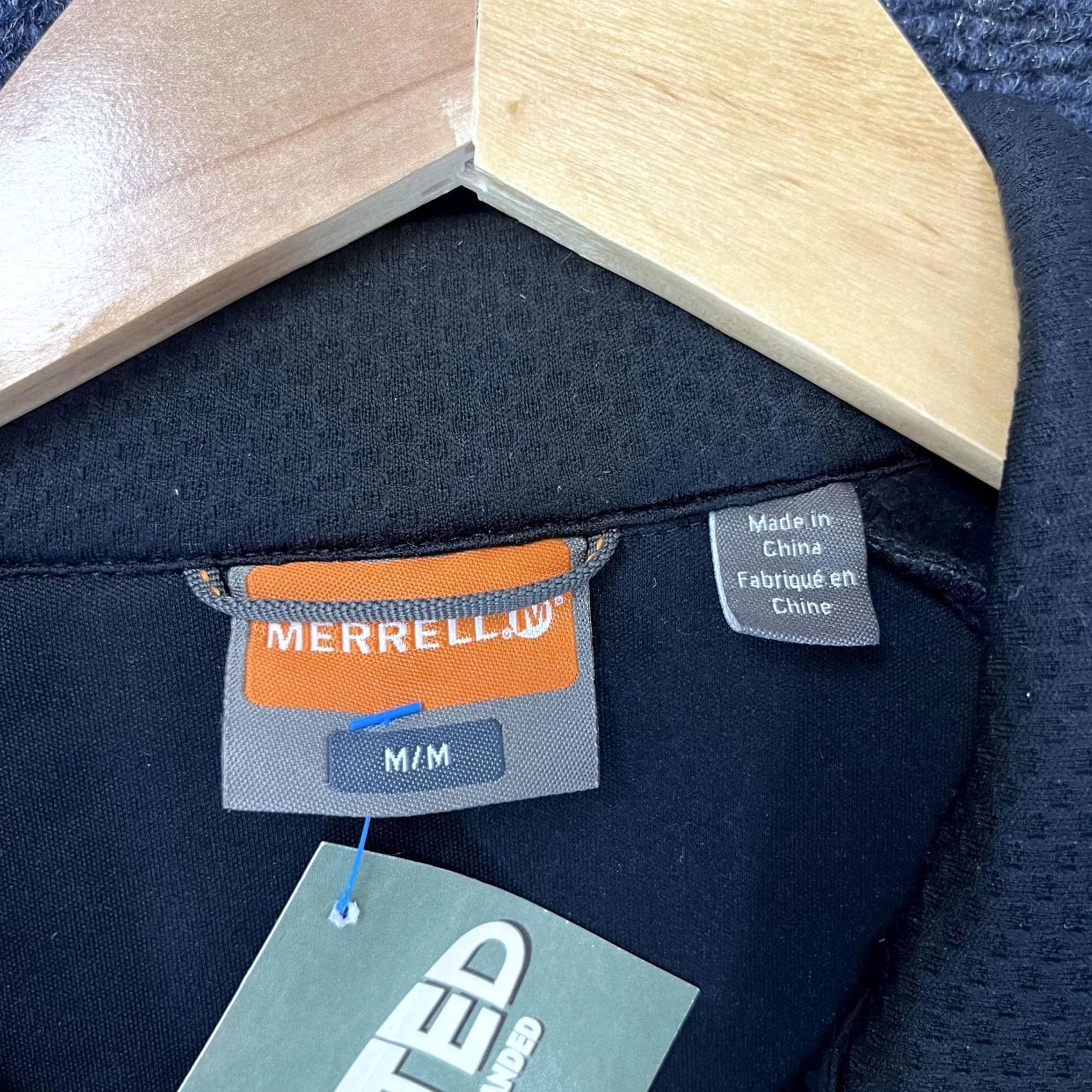 Merrell Merrell Jacket Mens M Gray Black Quilted Softshell Full Zip Hiking Outdoor Size US M / EU 48-50 / 2 - 2 Thumbnail