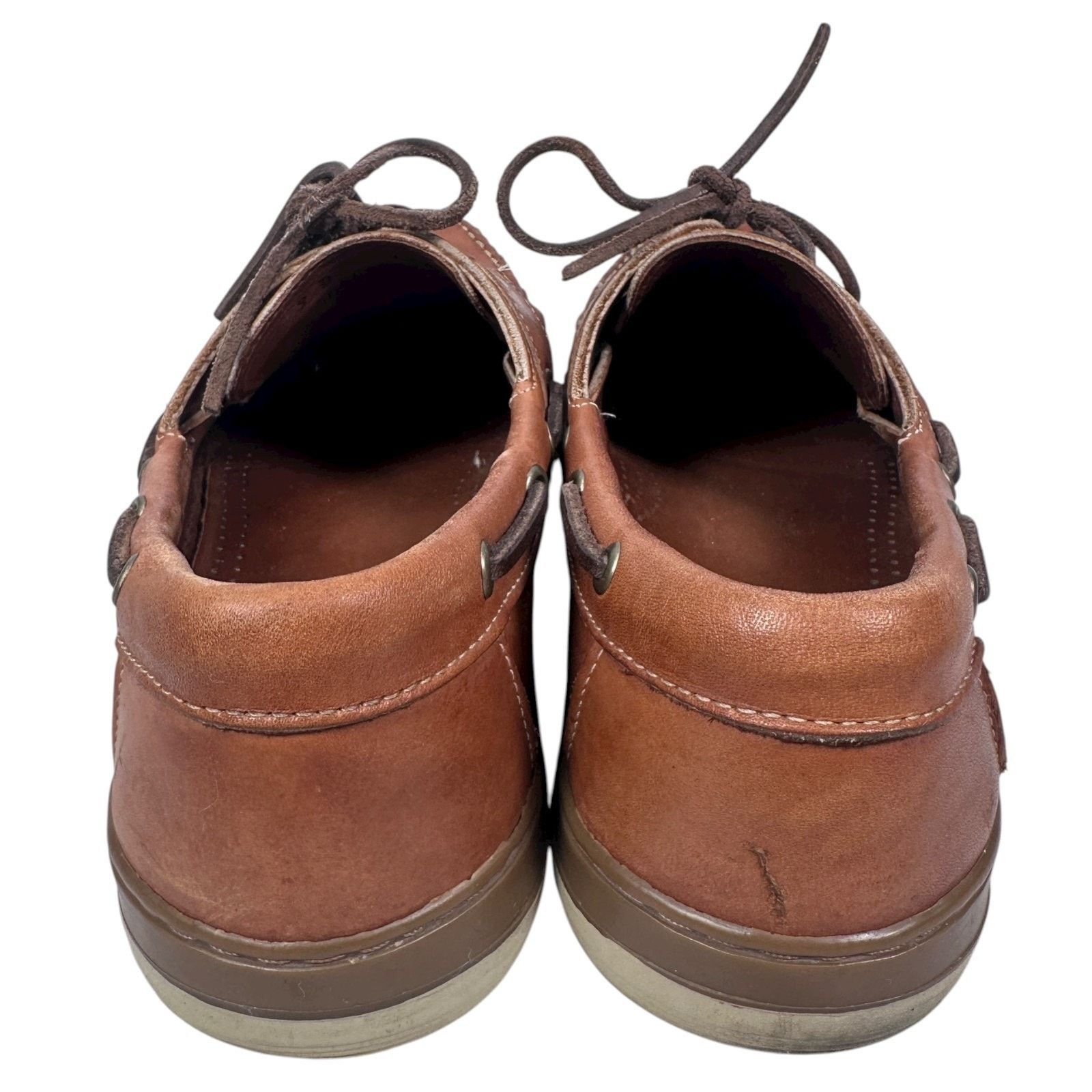 Allen Edmonds Allen Edmonds Eastport Boat Shoes Men US 9 D Brown Loafers Size US 9 / EU 42 - 4 Thumbnail