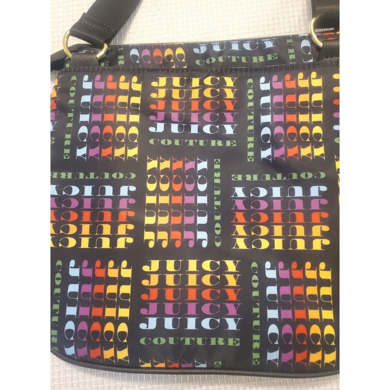 Juicy Couture Juicy Couture Rainbow Crossbody Bag - Black Graphic Style Size ONE SIZE - 6 Thumbnail