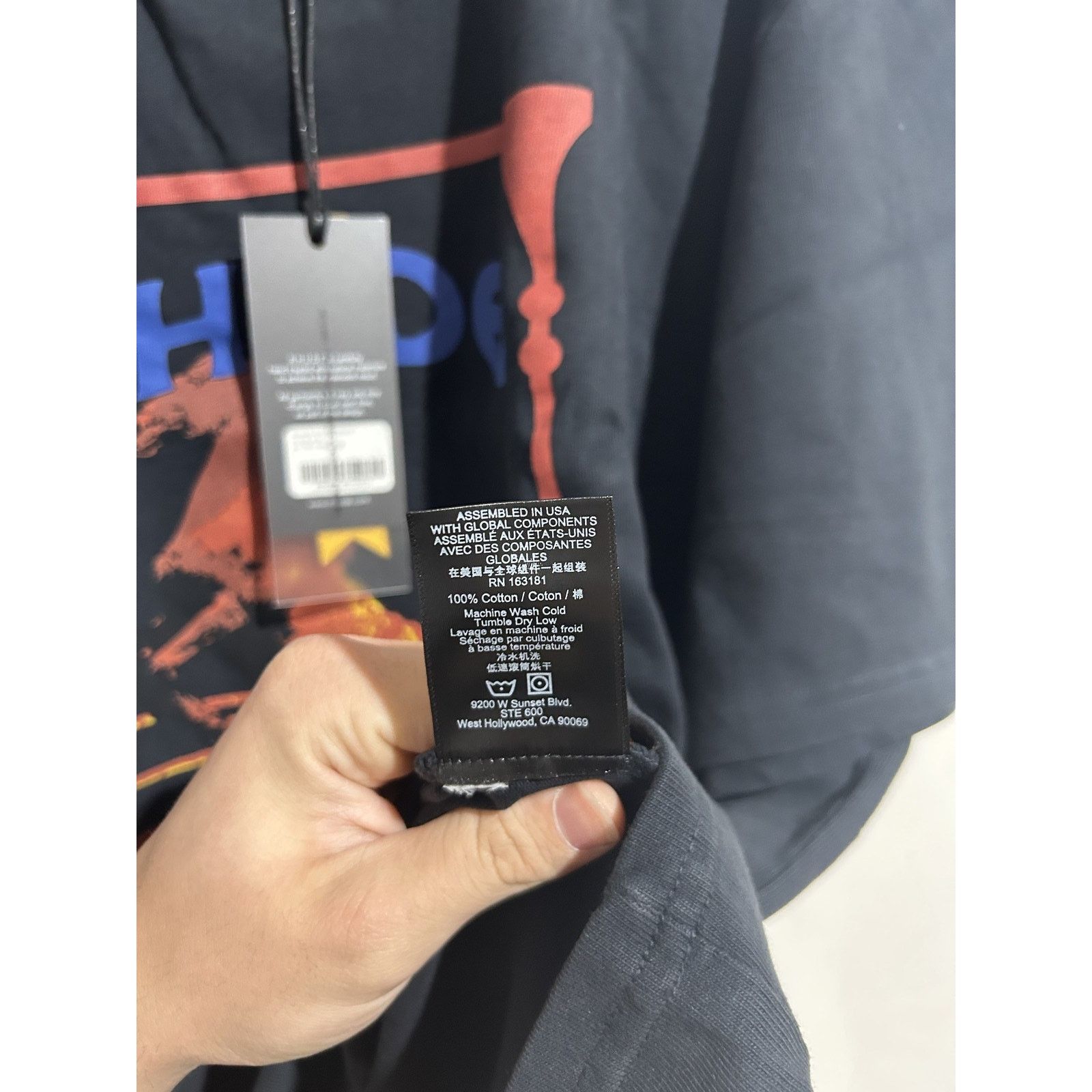 Rhude RHUDE CADRE VINTAGE BLACK TEE SIZE LARGE NEW Size US L / EU 52-54 / 3 - 6 Thumbnail