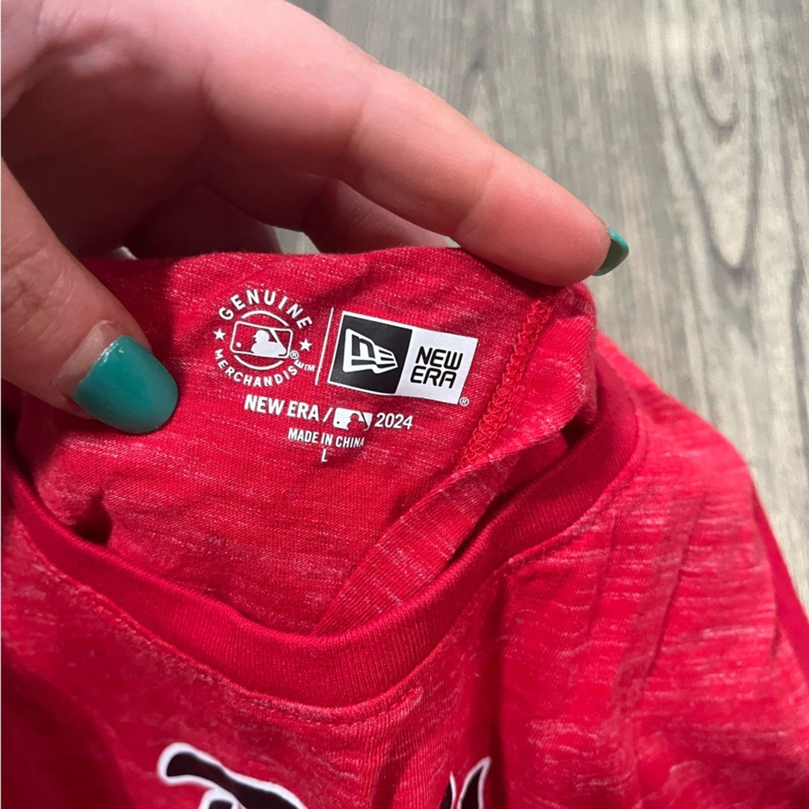 New Era New Era Cincinnati Reds Tank Top Sleeveless Droptail Hem Size L / US 10 / IT 46 - 3 Thumbnail