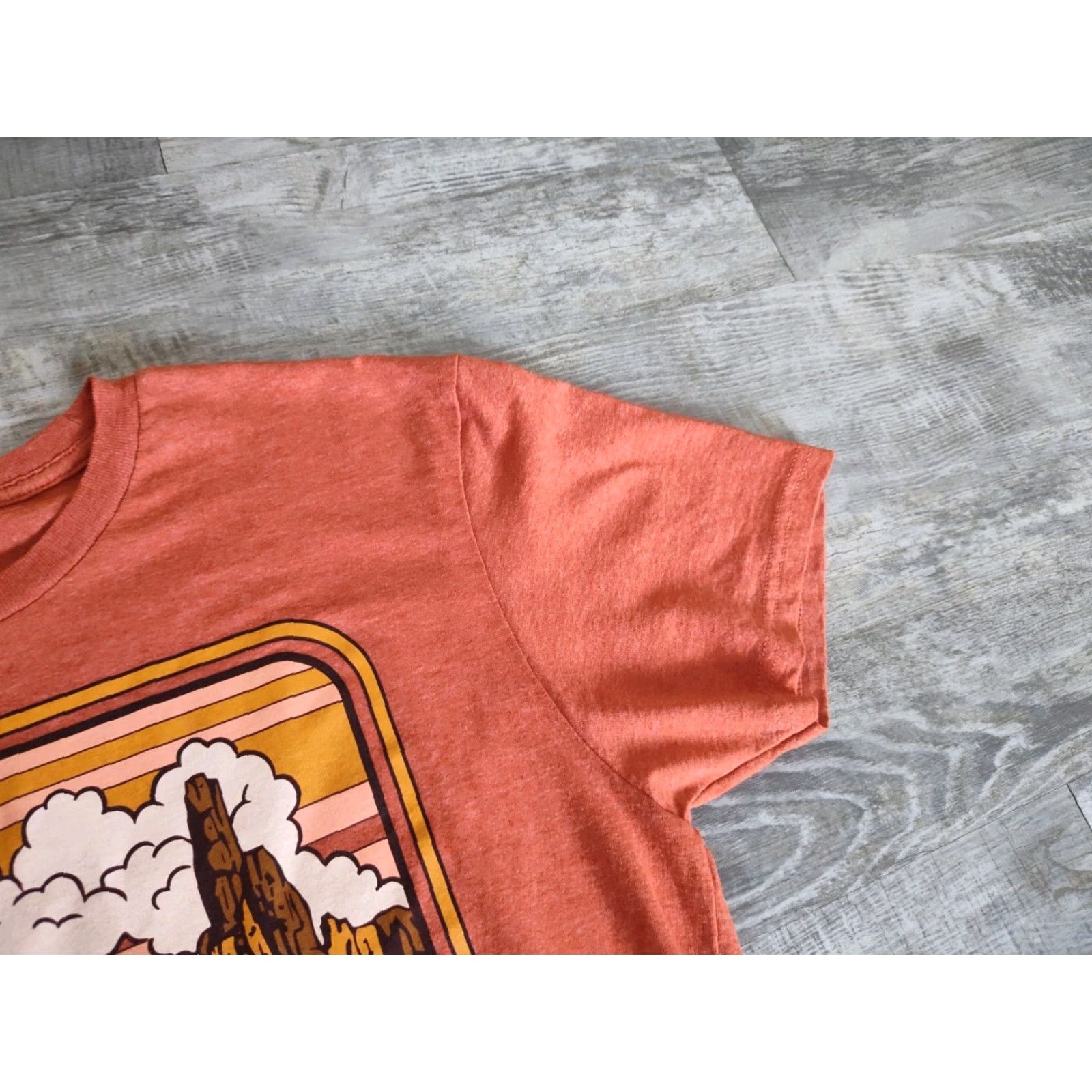 Disney Disney Parks Big Thunder Mountain Railroad T-shirt Orange Adult Unisex Sz L Size US L / EU 52-54 / 3 - 4 Thumbnail