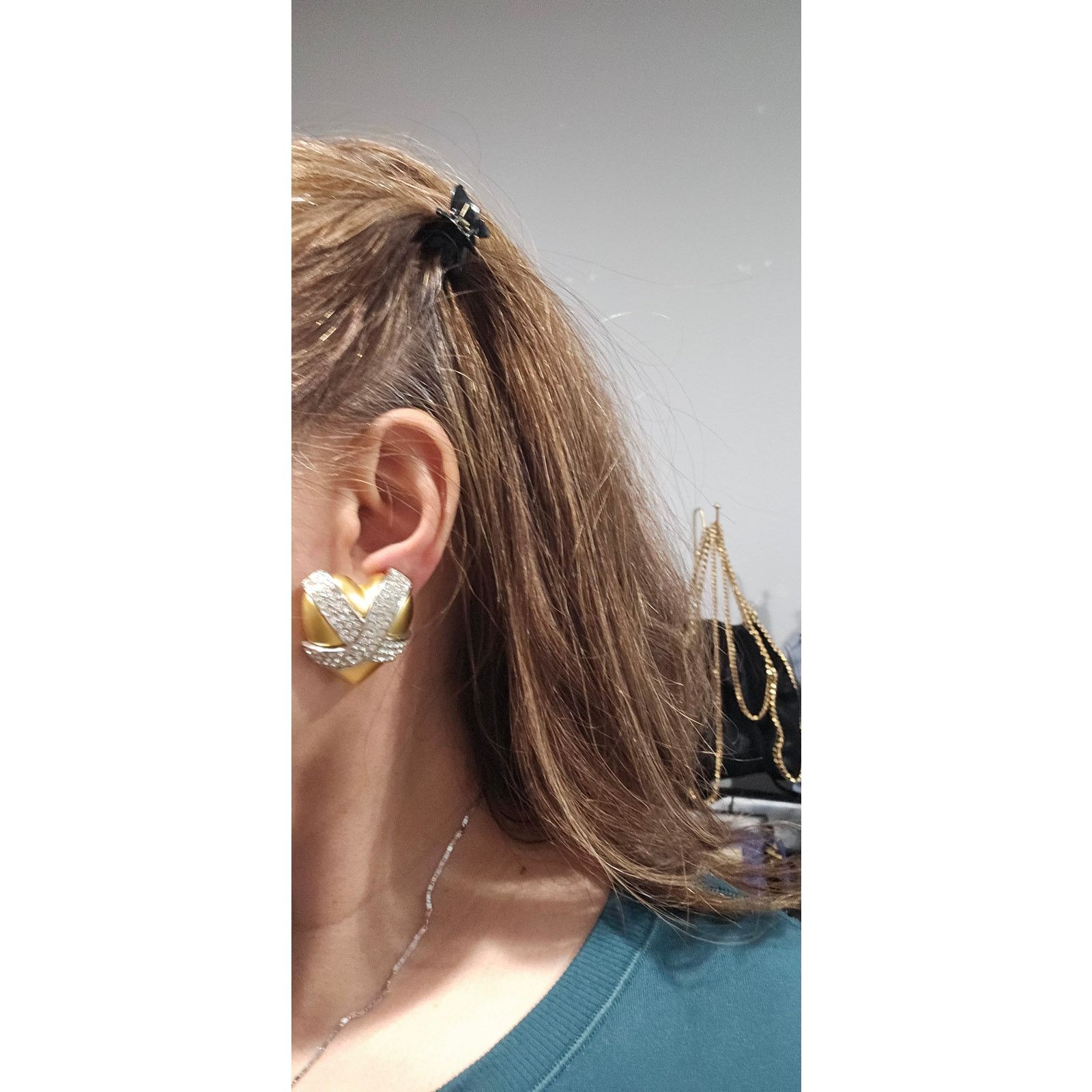Givenchy 1980s Givenchy Heart Clip-on Earrings Size ONE SIZE - 7 Thumbnail