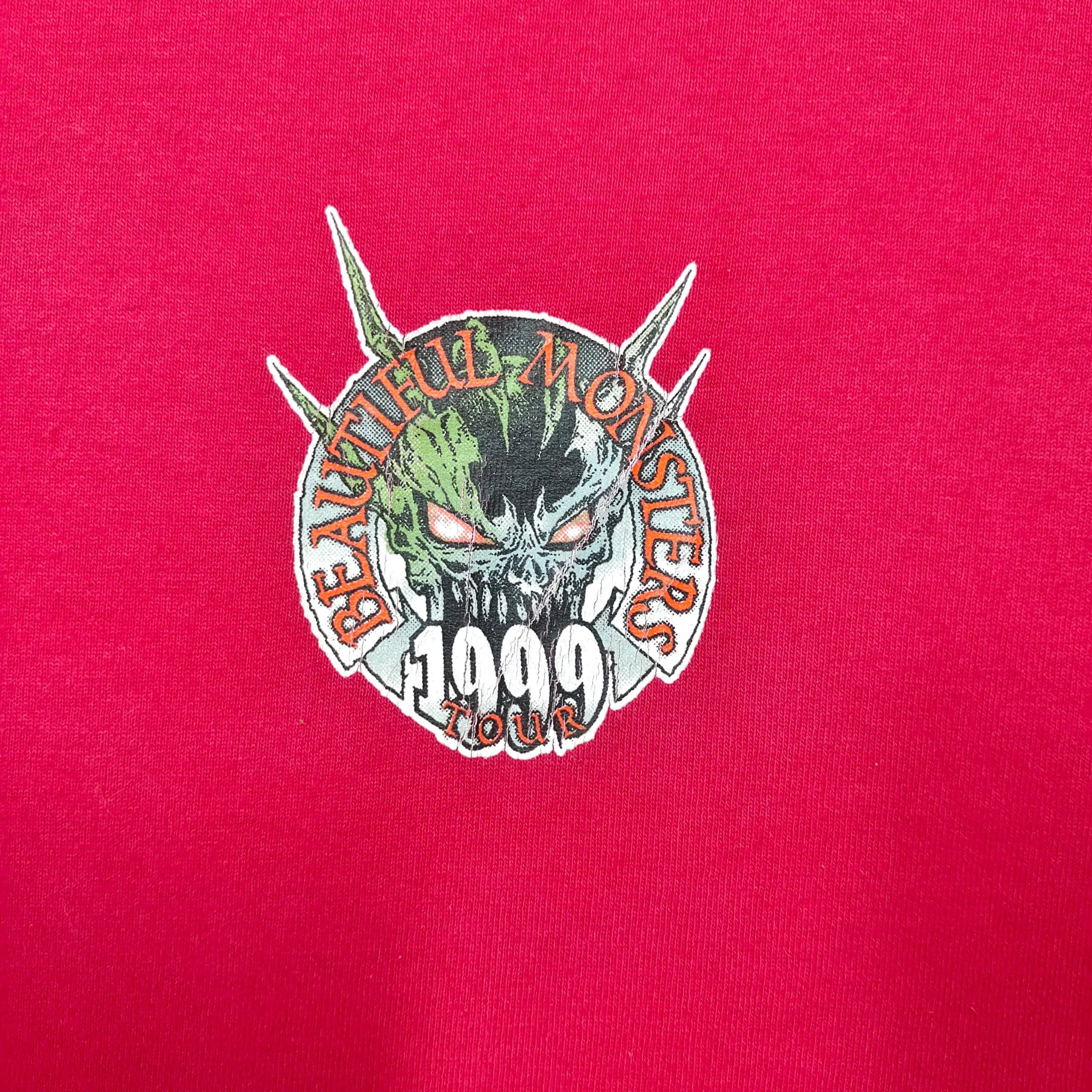 VINTAGE MARILYN MANSON BEAUTIFUL MONSTER 1999 TOUR T SHIRT