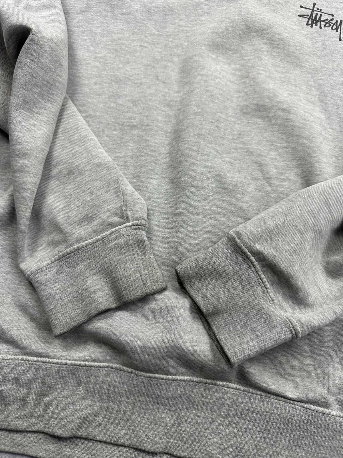 Stussy Vintage Stussy Sweatshirt Big Logo Rare Y2K Grey Pullover Size US M / EU 48-50 / 2 - 10 Thumbnail