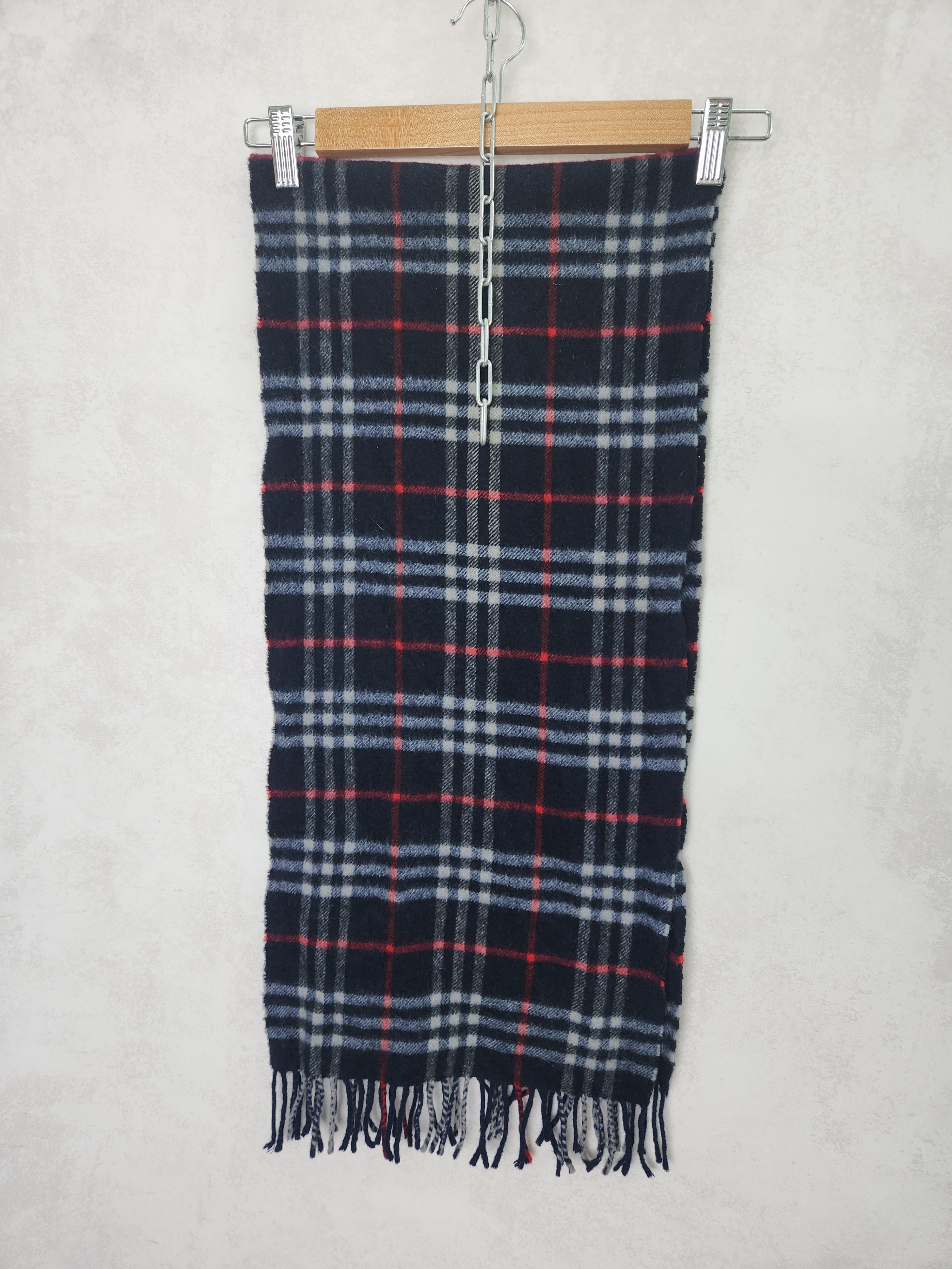 Burberry Burberrys scarf blue nova check labswool cashmere Size ONE SIZE - 5 Thumbnail
