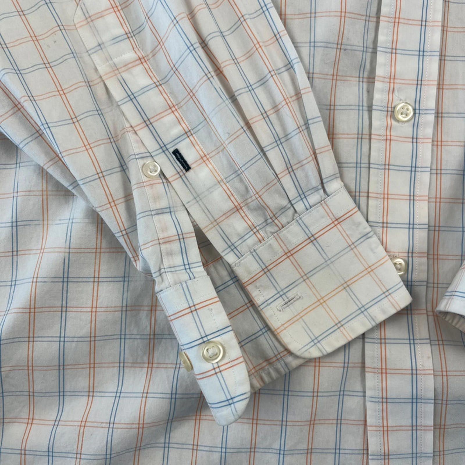 Tommy Hilfiger Tommy Hilfiger checked Shirt XL White Blue Orange Size US XL / EU 56 / 4 - 3 Thumbnail
