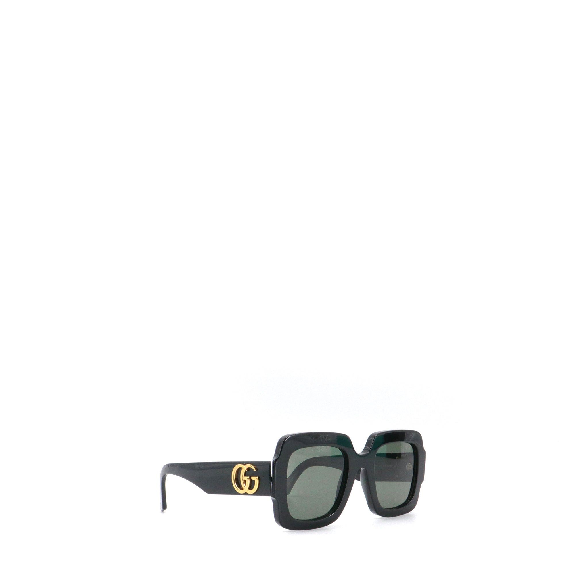 Gucci GUCCI - GG Gucci sunglasses in black plastic Size ONE SIZE - 1 Thumbnail
