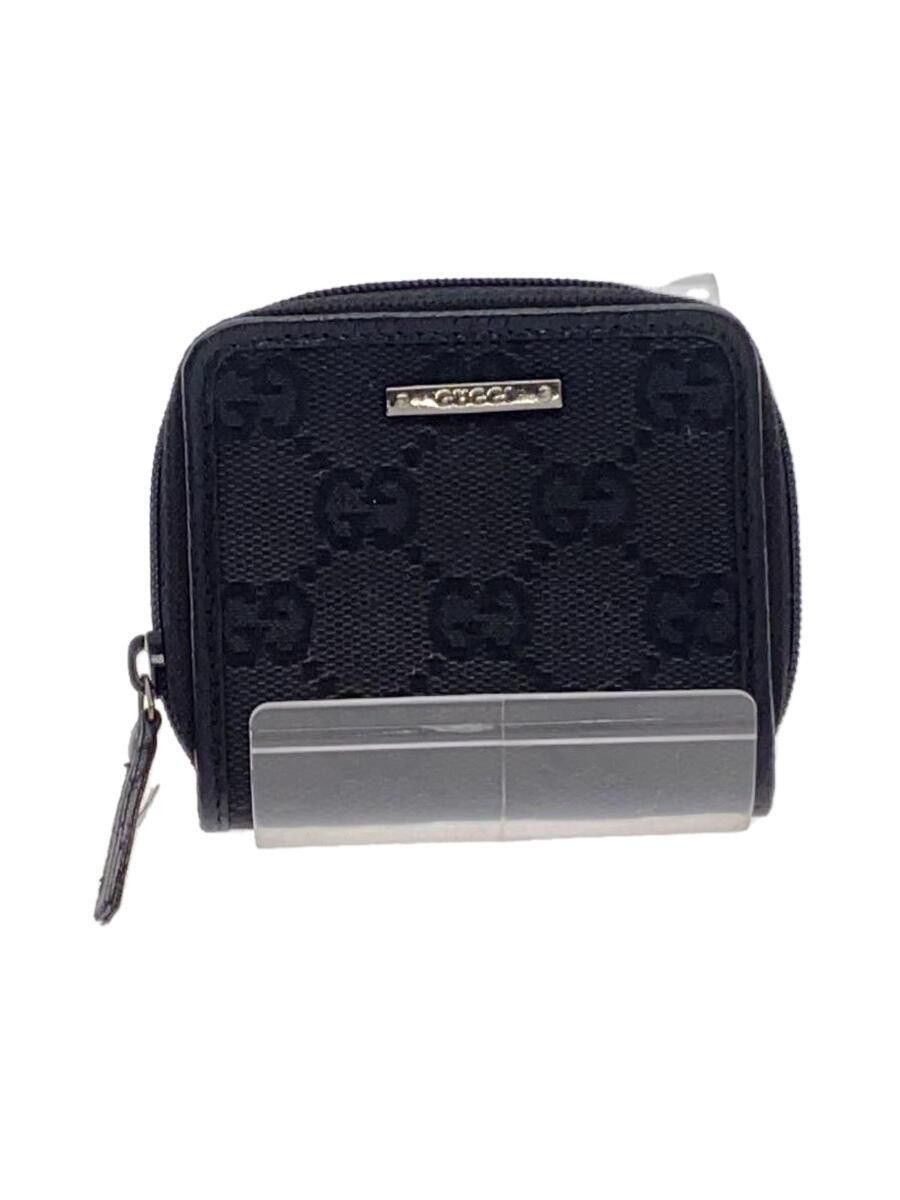 Gucci Gucci GG Canvas Coin Case Black Size ONE SIZE - 1 Thumbnail