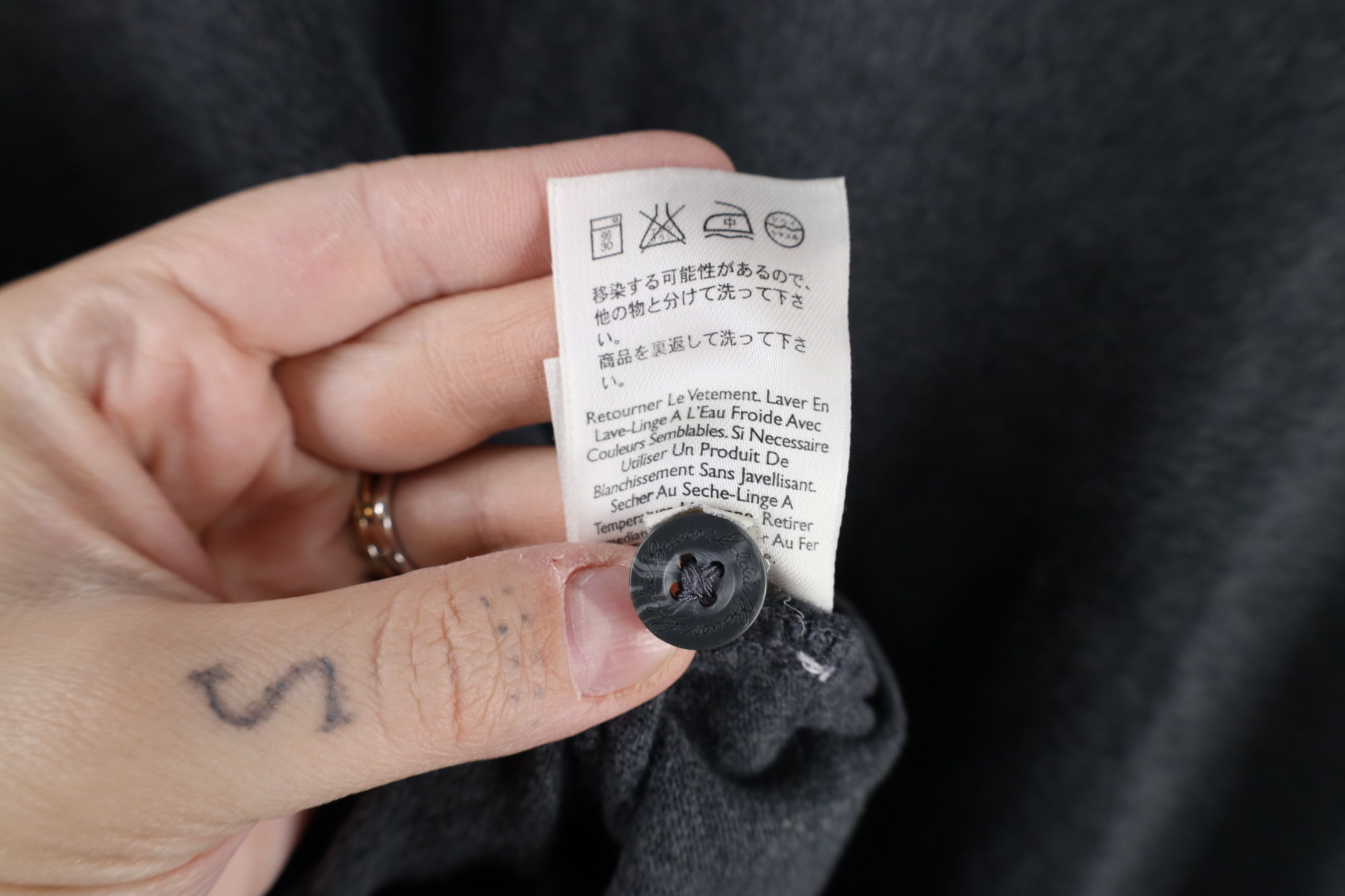 Eddie Bauer × Vintage Vintage 90s Eddie Bauer Long Sleeve Collared Rugby Polo Gray Size US M / EU 48-50 / 2 - 9 Thumbnail