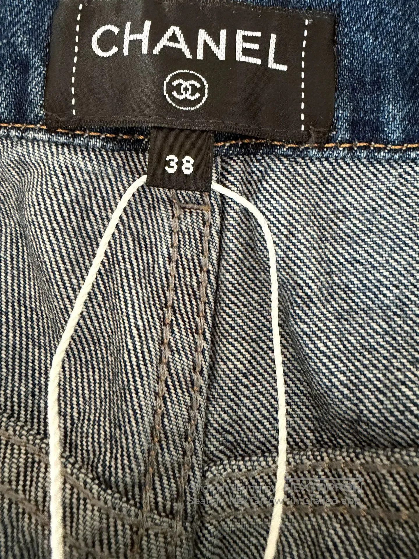 Chanel Chanel Side Zip Wide-Leg Denim Jeans. Size US 38 / EU 54 - 4 Thumbnail
