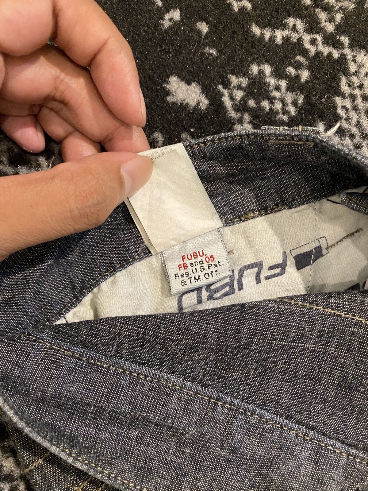 Fubu Fubu Gray Y2K Baggy Denim Vintage Size US 31 - 12 Thumbnail