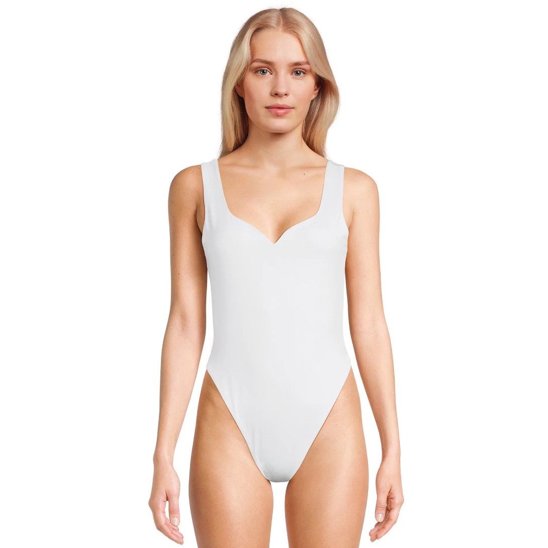 Madden NYC Juniors Sweetheart Neck thong sleeveless Bodysuit stretch Size M / US 6-8 / IT 42-44 - 1 Thumbnail