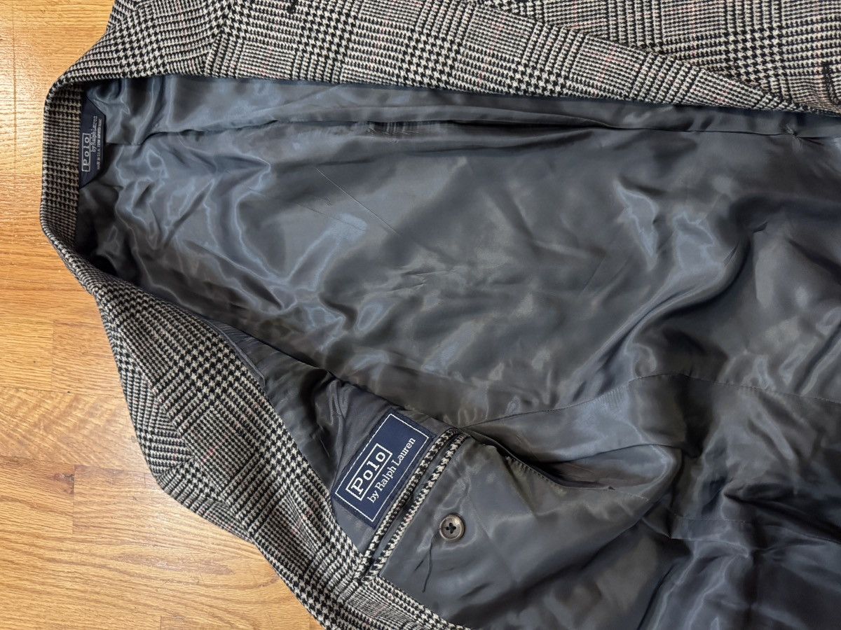 Polo Ralph Lauren Vintage Polo Ralph Lauren Grey Check Sports Coat 40L Size 40L - 4 Thumbnail
