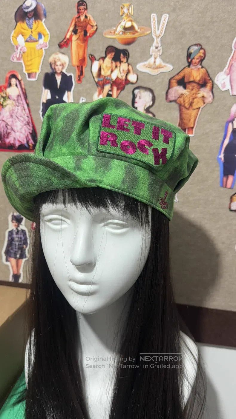 Vivienne Westwood Vivienne Westwood Green leopard print newsboy cap Size ONE SIZE - 1 Thumbnail