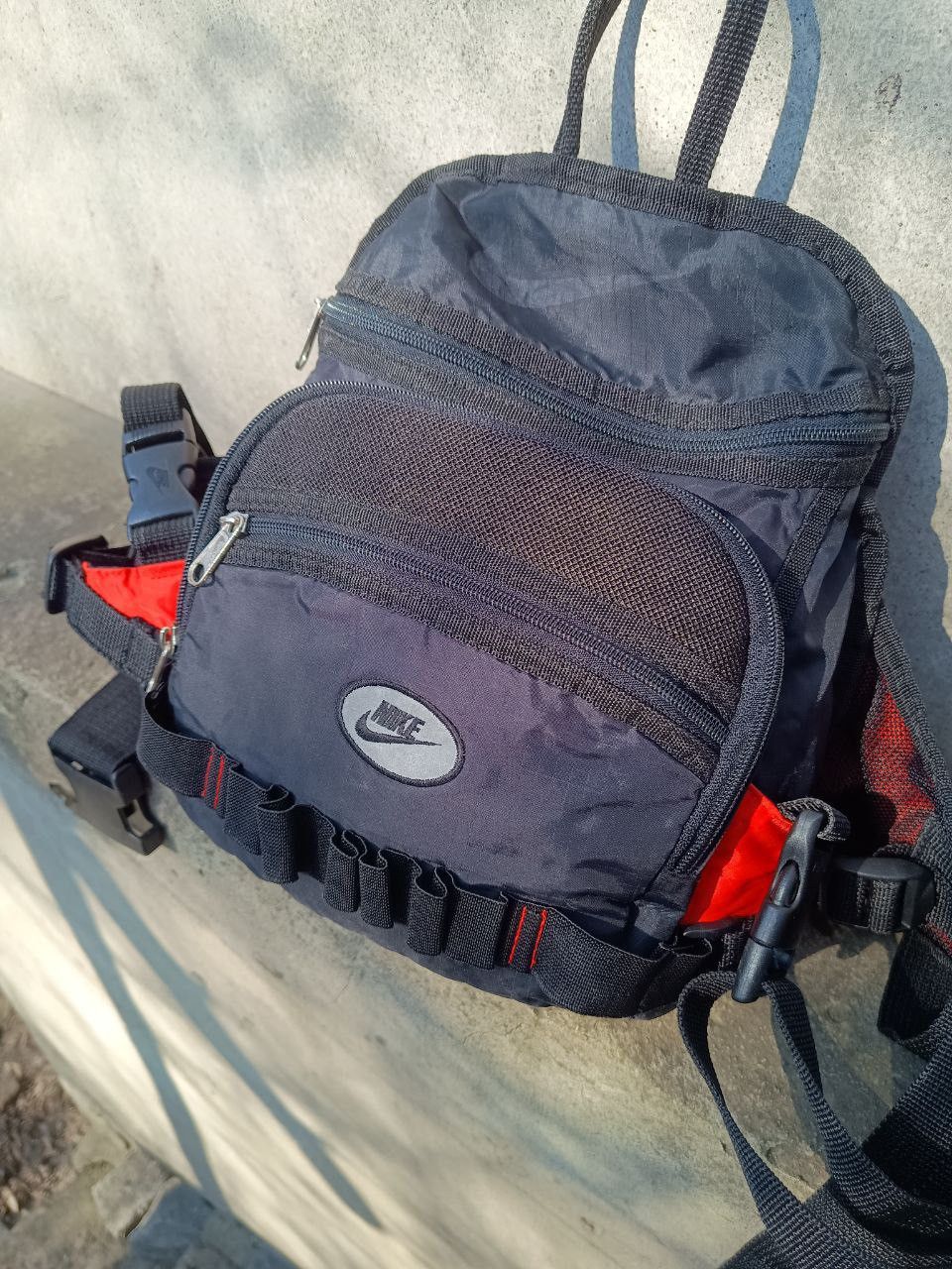 Vintage Nike vintage bag casual drill y2k black Size ONE SIZE - 3 Thumbnail