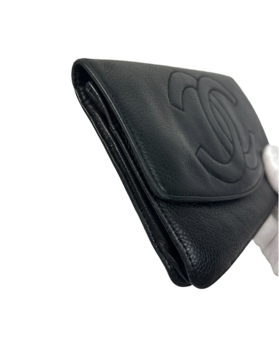 Chanel Chanel CC Caviar Flap Wallet Size ONE SIZE - 4 Thumbnail