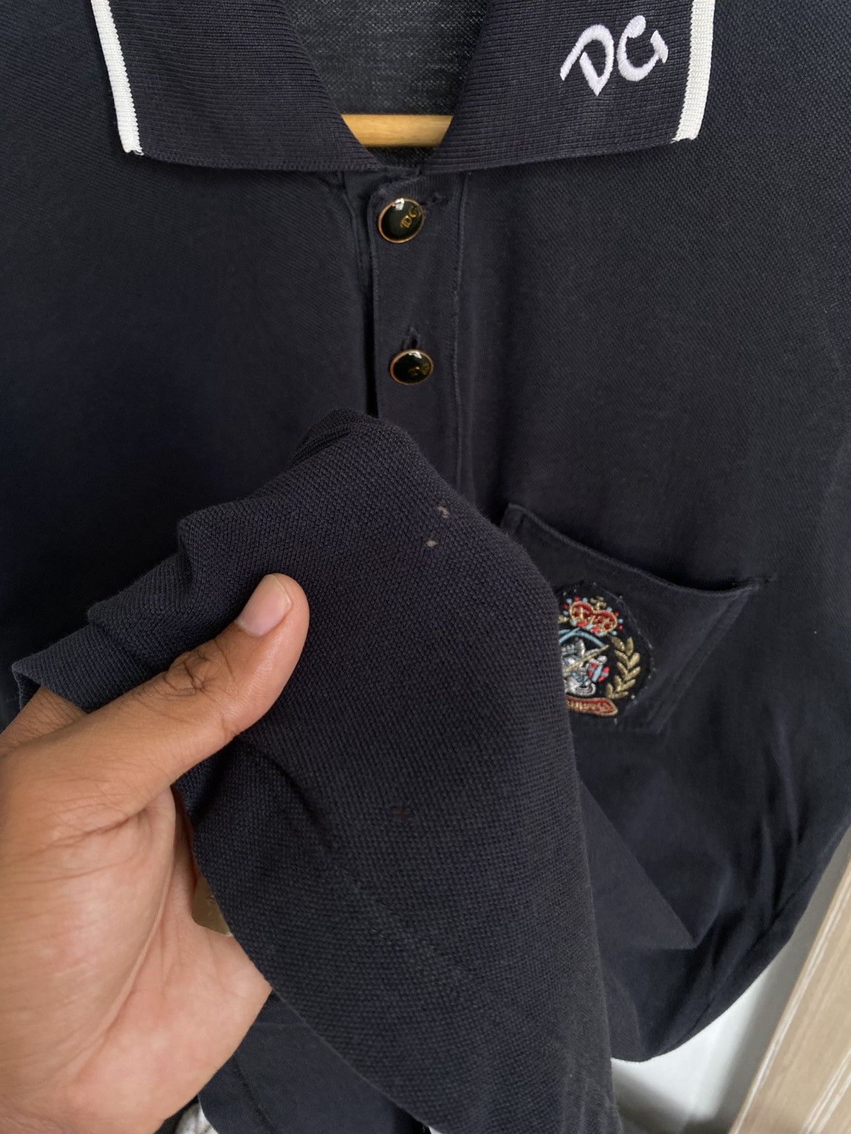 Dolce & Gabbana Vintage FADED Dolce & Gabbana Polo Shirt 🔥 Size US M / EU 48-50 / 2 - 17 Thumbnail
