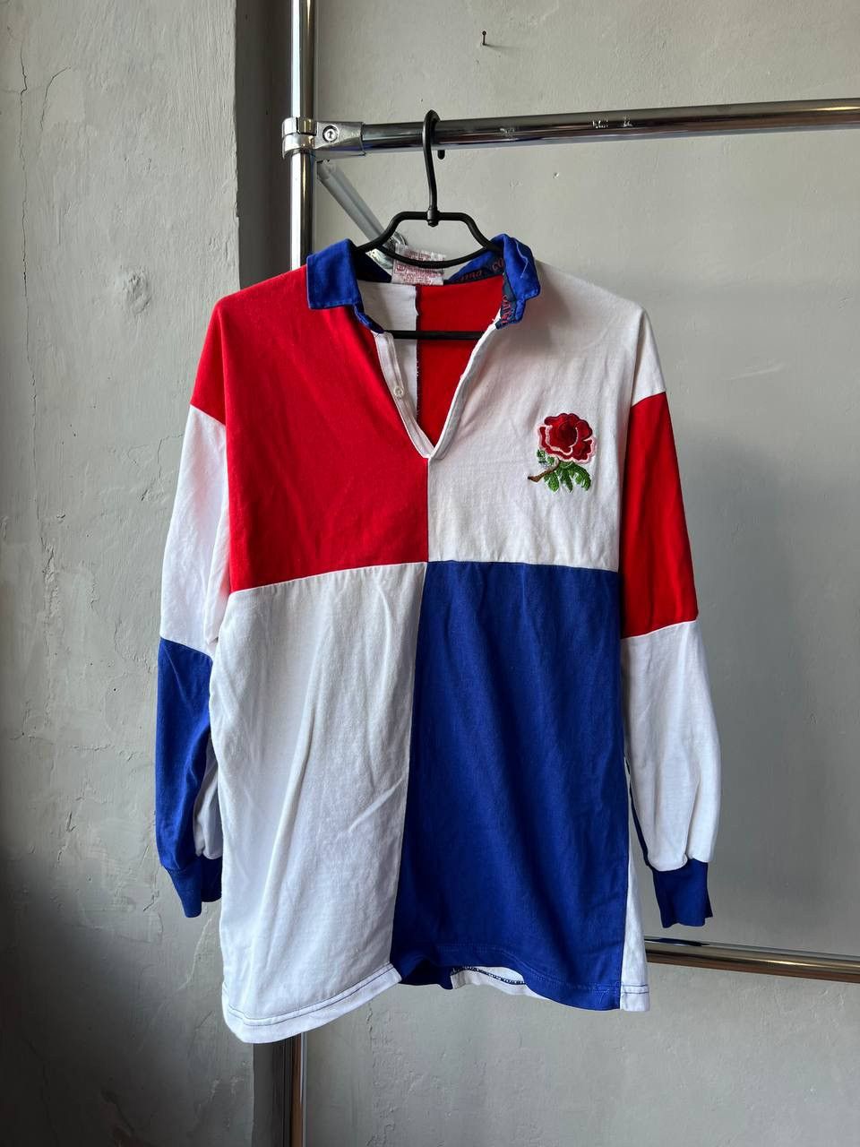 Vintage 1991 ENGLAND TEAM RUGBY UNION SHIRT JERSEY COTTON OXFORD M Size US M / EU 48-50 / 2 - 2 Thumbnail