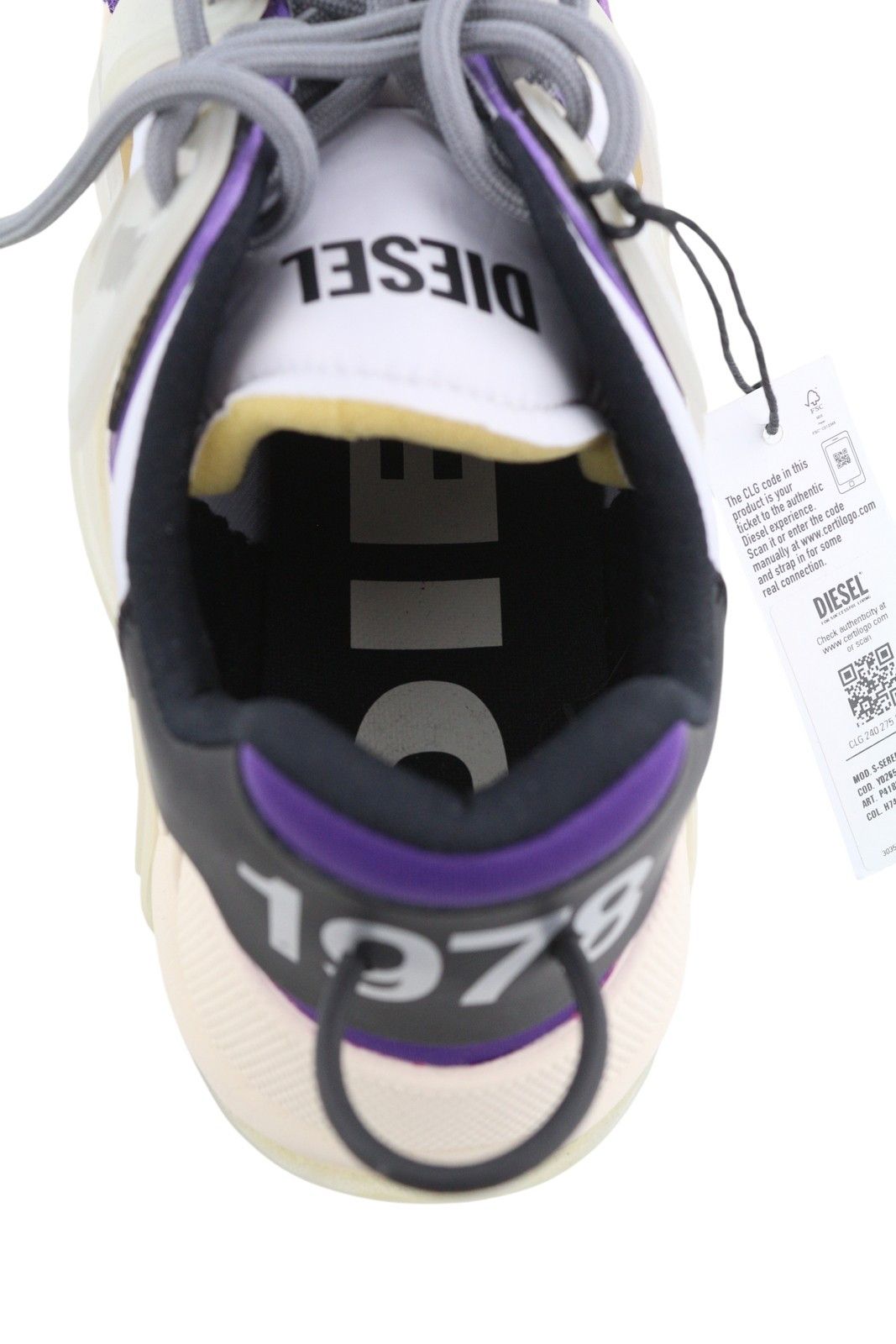 Diesel S-SERENDIPITY MASK EU44 Grey 41074 Size US 11 / EU 44 - 10 Thumbnail