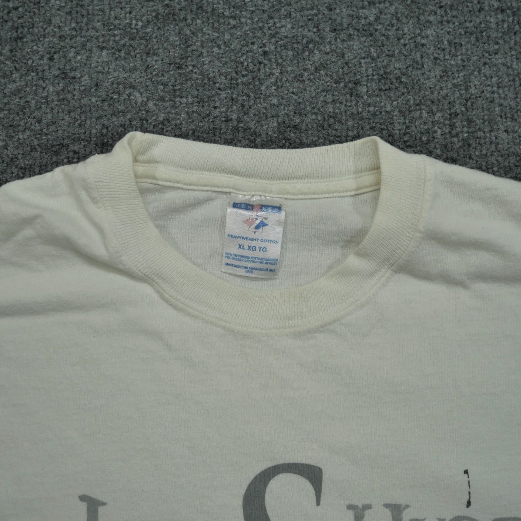 Vintage VINTAGE Jekyl And Hyde T-Shirt Mens XL White Cotton Graphic Print 90s Y2K Shirt Mens Size US XL / EU 56 / 4 - 5 Thumbnail