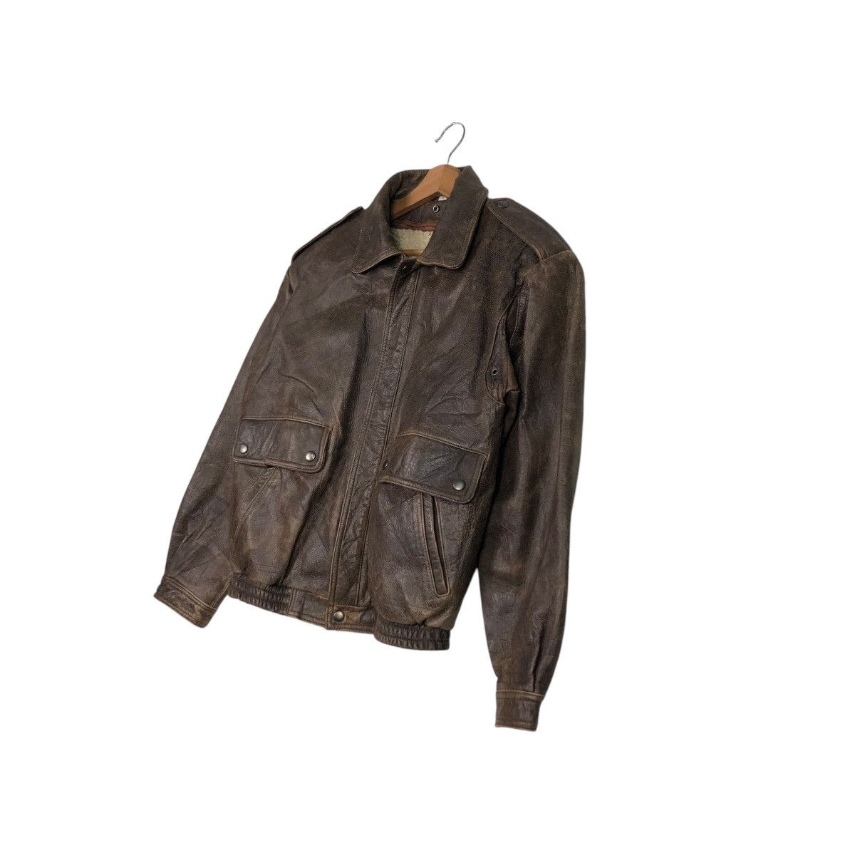 Japanese Brand 🔥VINTAGE LEATHER JACKET UNBRANDED JAPAN ISSEY MIYAKE Size US M / EU 48-50 / 2 - 4 Thumbnail