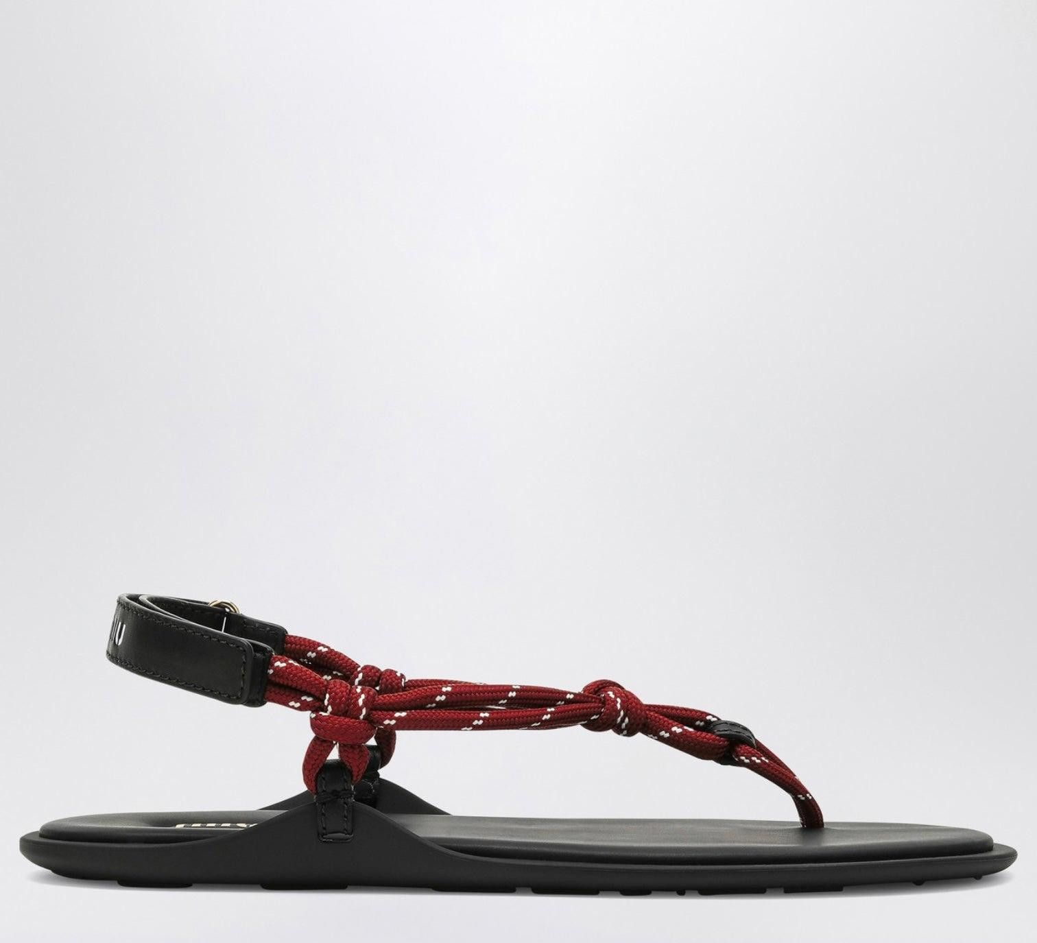 Miu Miu Riviere leather sandals size 37