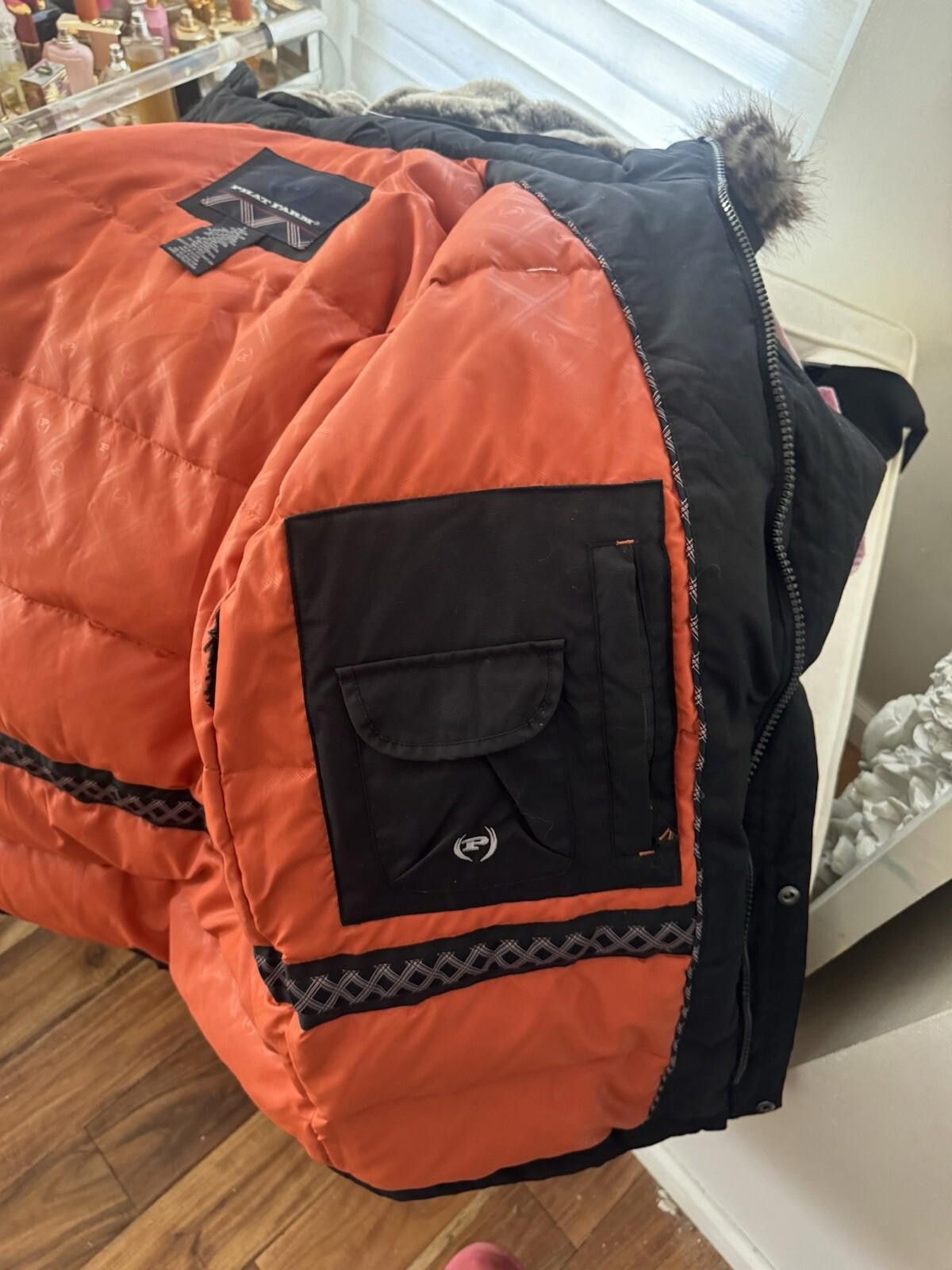 FOURSQUARE Foursquare Men’s Thick Down Jacket Hooded Sz XL Size US XL / EU 56 / 4 - 4 Thumbnail