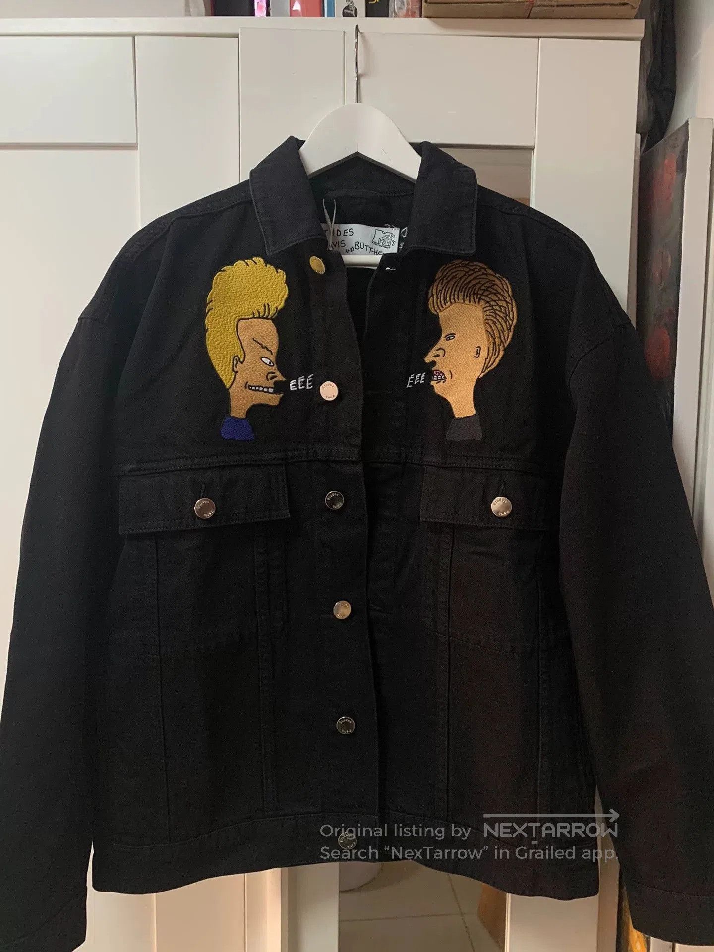 Etudes Etudes Beavis and Butthead Embroidered Denim Jacket. Size US M / EU 48-50 / 2 - 2 Thumbnail