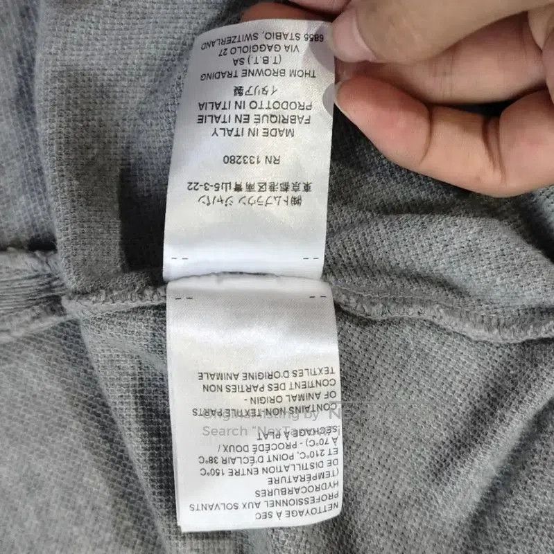 Thom Browne Thom Browne Gray Cotton Dress for Women . Size M / US 6-8 / IT 42-44 - 8 Thumbnail