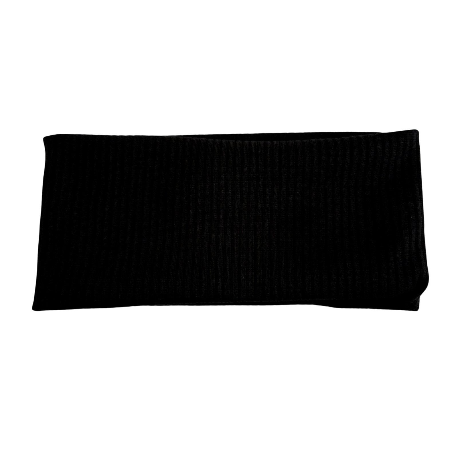 Shein Ribbed Elastic Band Headband in Black Size ONE SIZE - 1 Thumbnail