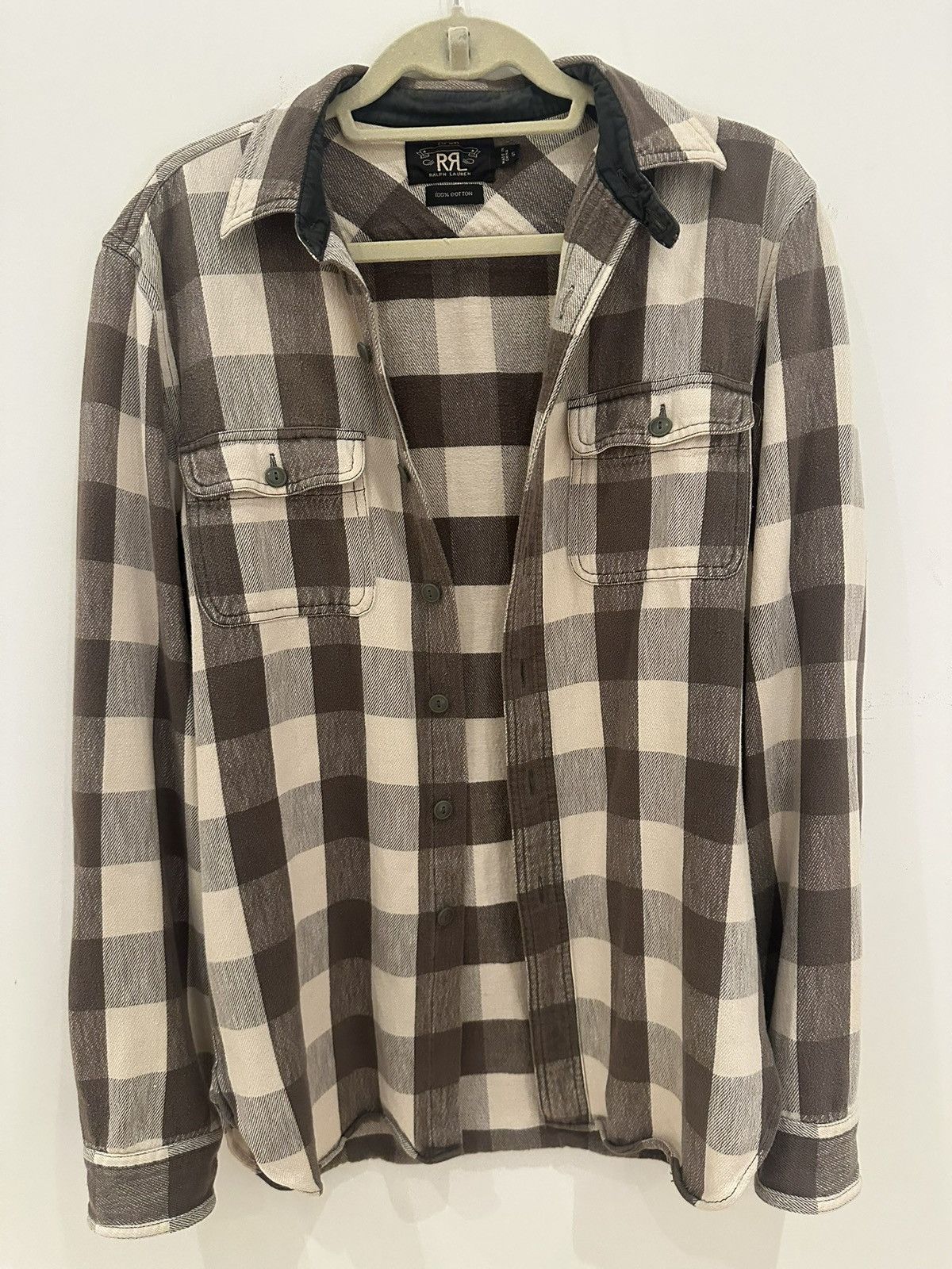 RRL Ralph Lauren Buffalo Check Twill Workshirt – Size S Size US S / EU 44-46 / 1 - 1 Thumbnail