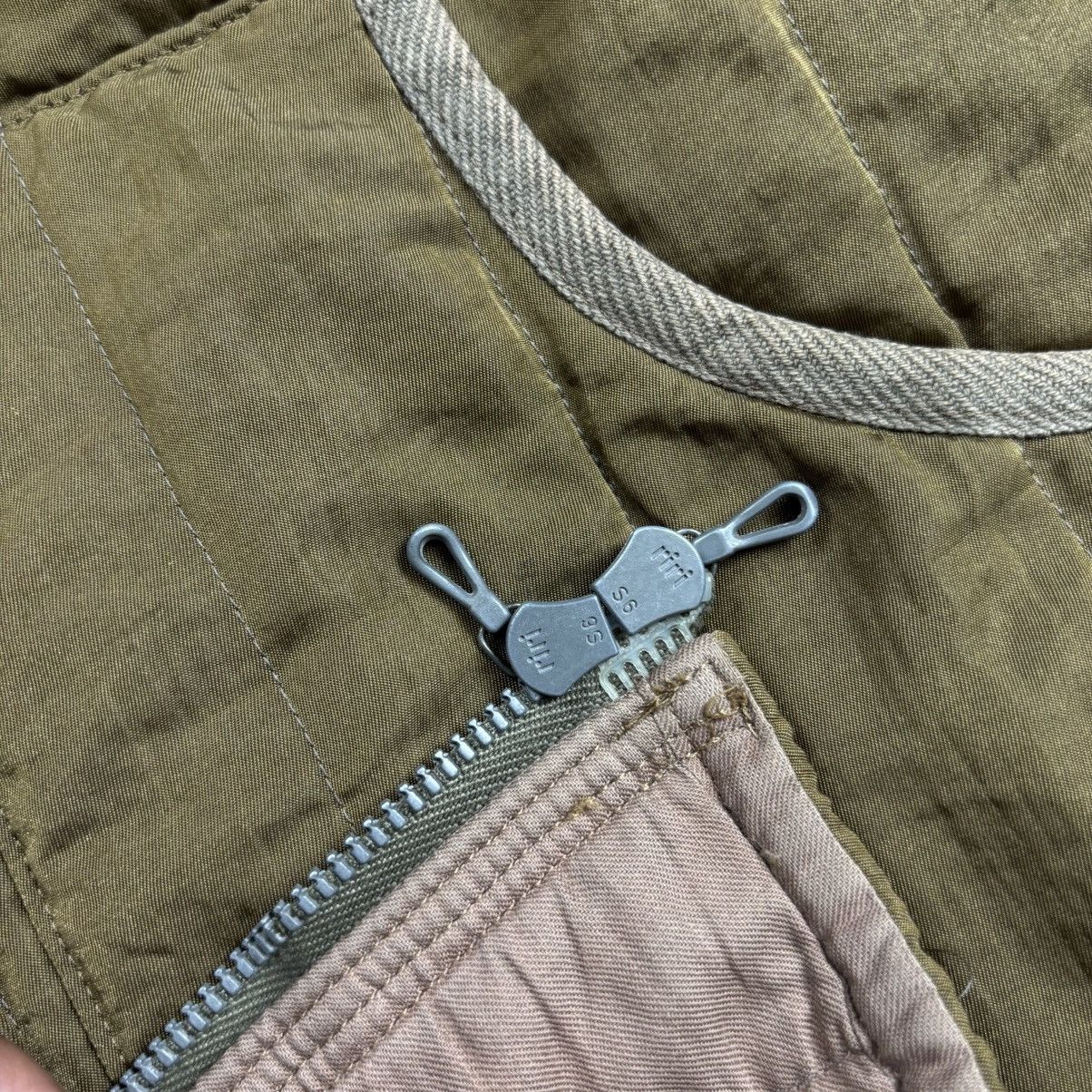 Shellac 2000s Rip Van Winkle - Riri Zips Quilted Jacket Size US M / EU 48-50 / 2 - 7 Thumbnail