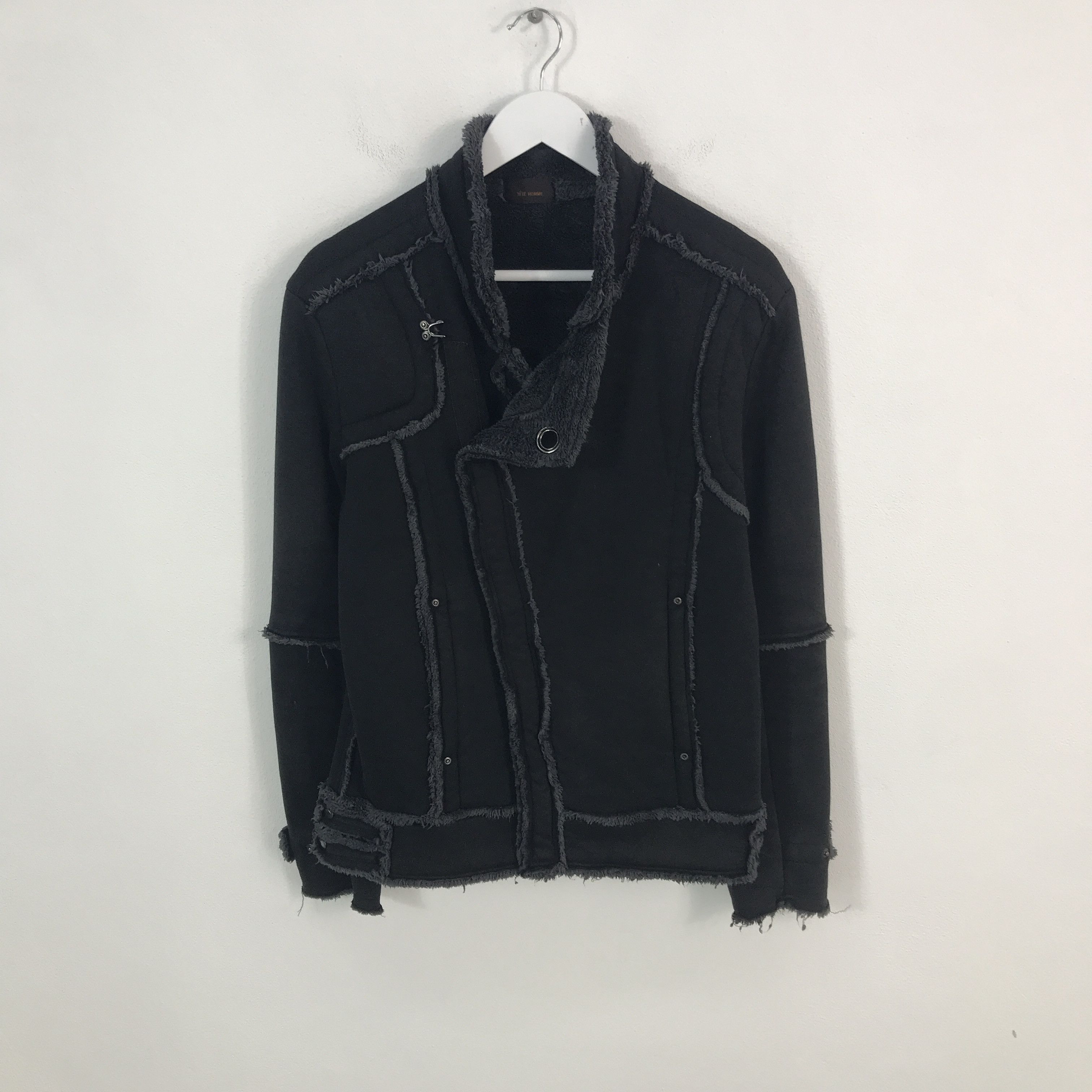 Designer × Japanese Brand × Tete Homme Rare Tete Homme Velvet Punk Style Jacket Size US S / EU 44-46 / 1 - 1 Thumbnail