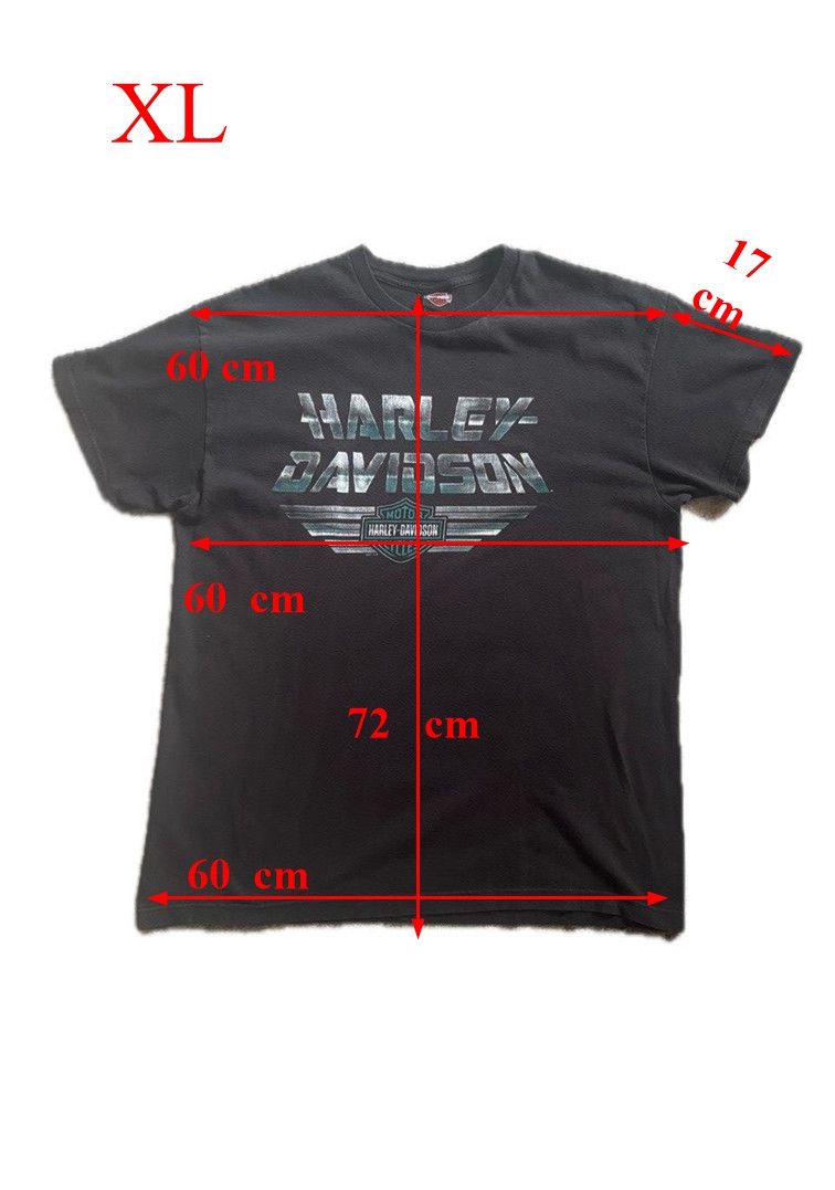 Harley Davidson Harley Davidson Motor Cycles XL Black T Shirt Made in USA Size US XL / EU 56 / 4 - 3 Thumbnail